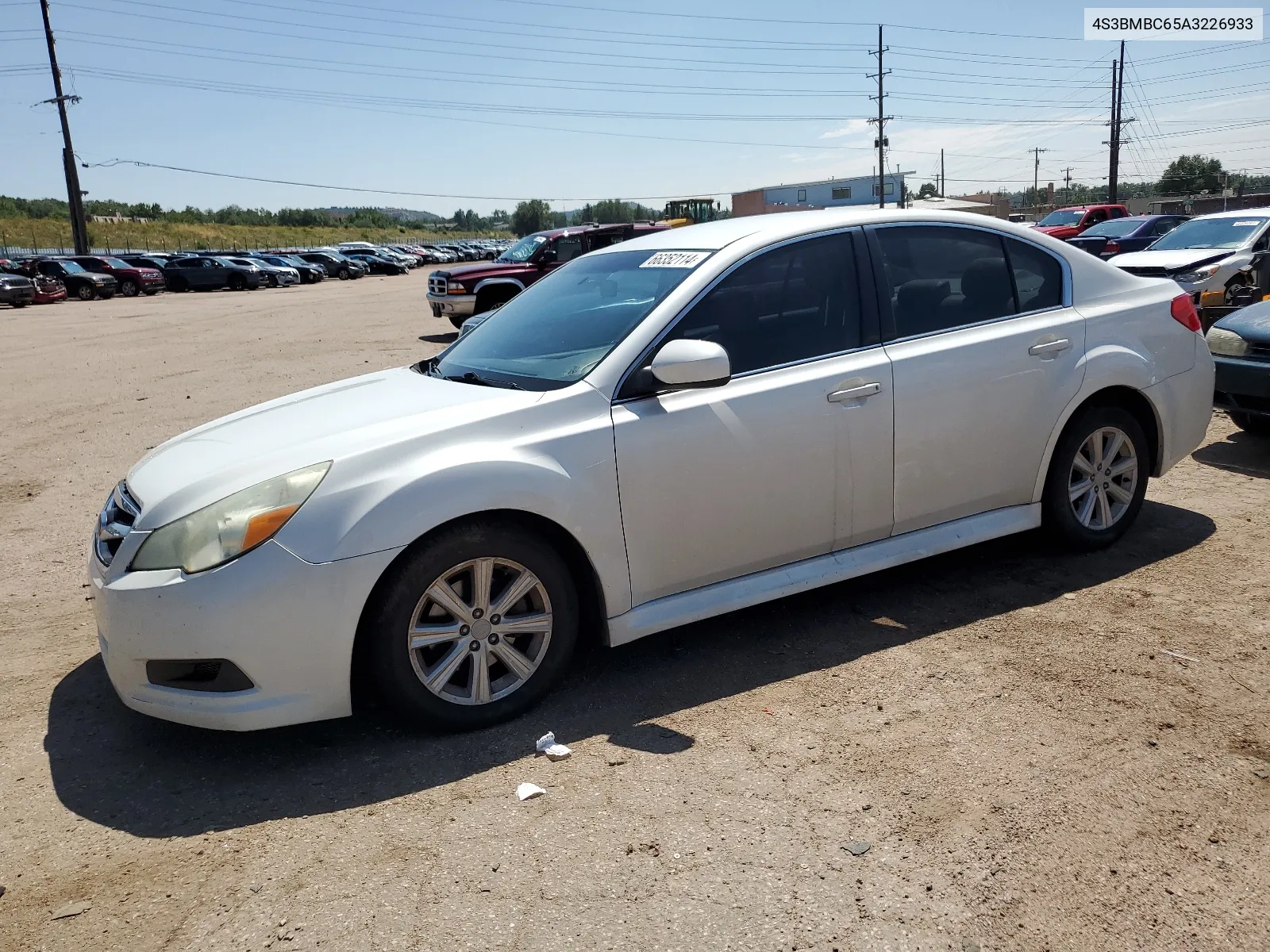 2010 Subaru Legacy 2.5I Premium VIN: 4S3BMBC65A3226933 Lot: 66352114