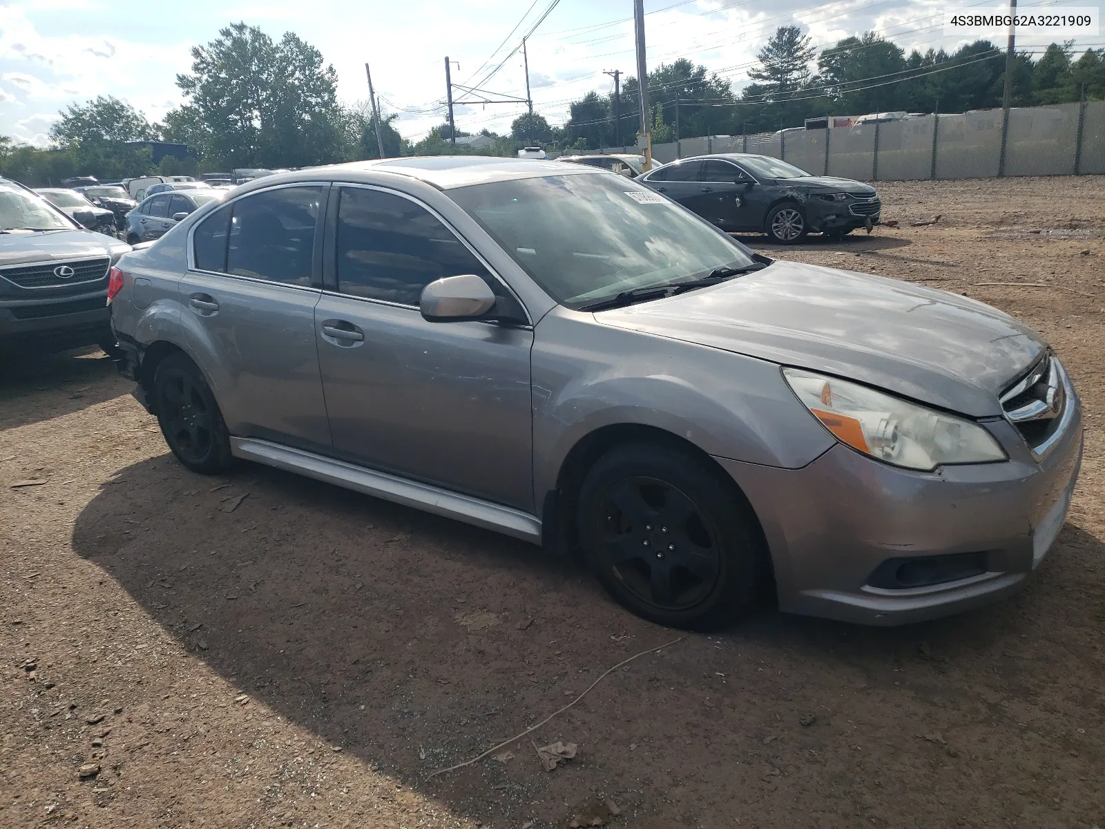 2010 Subaru Legacy 2.5I Premium VIN: 4S3BMBG62A3221909 Lot: 67089004