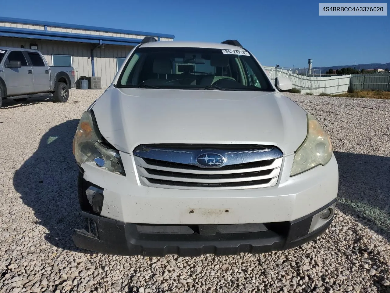 2010 Subaru Outback 2.5I Premium VIN: 4S4BRBCC4A3376020 Lot: 69224774