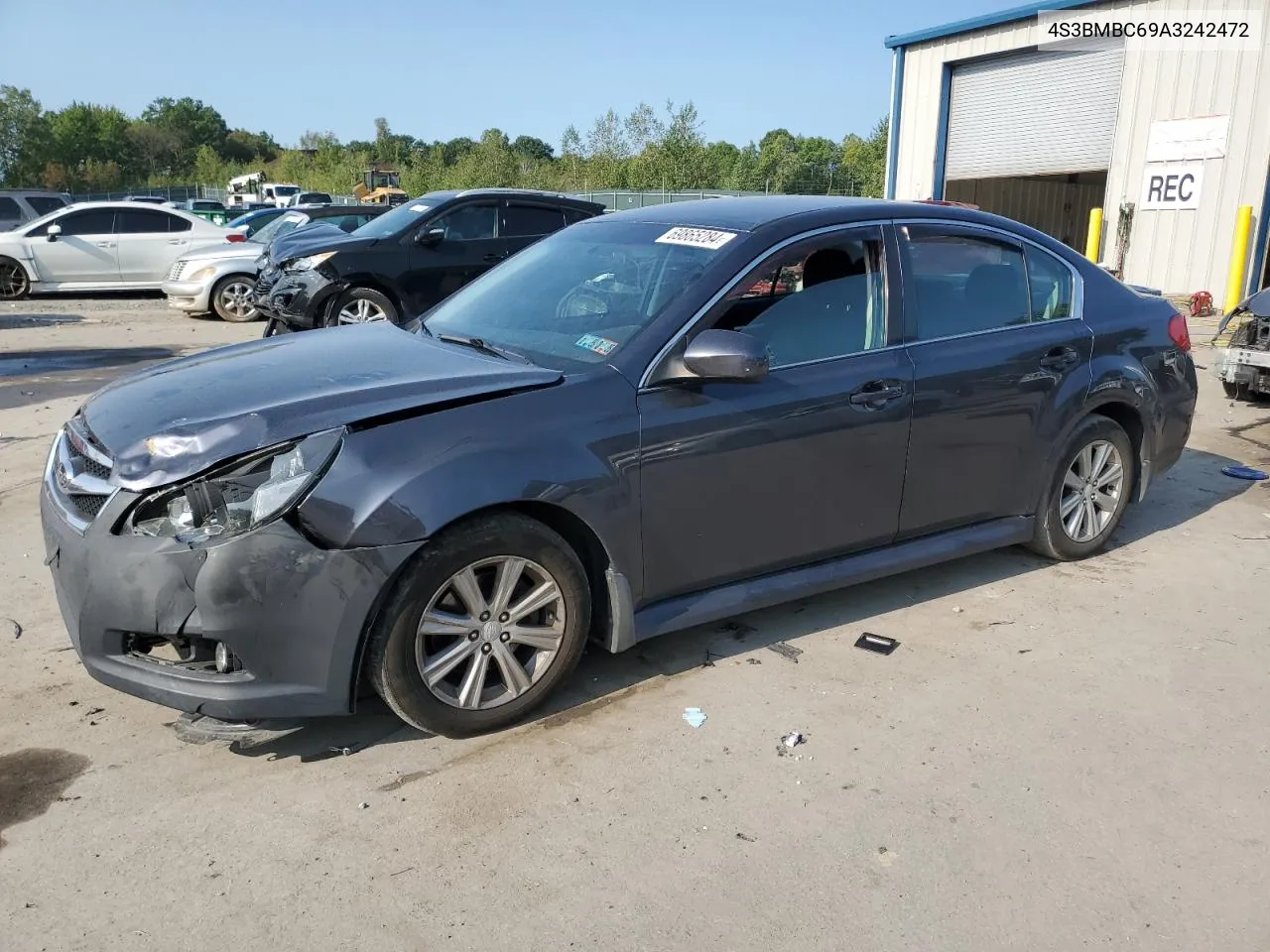 2010 Subaru Legacy 2.5I Premium VIN: 4S3BMBC69A3242472 Lot: 69865284