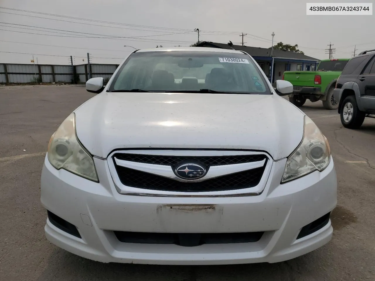 2010 Subaru Legacy 2.5I Premium VIN: 4S3BMBG67A3243744 Lot: 71038024