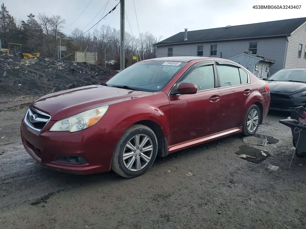 4S3BMBG60A3243407 2010 Subaru Legacy 2.5I Premium