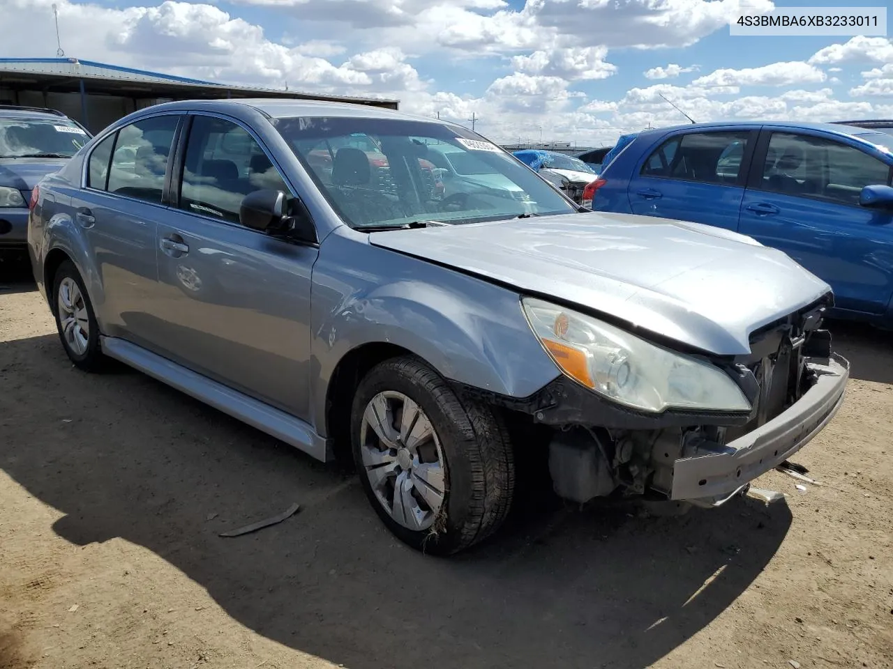 2011 Subaru Legacy 2.5I VIN: 4S3BMBA6XB3233011 Lot: 49629364