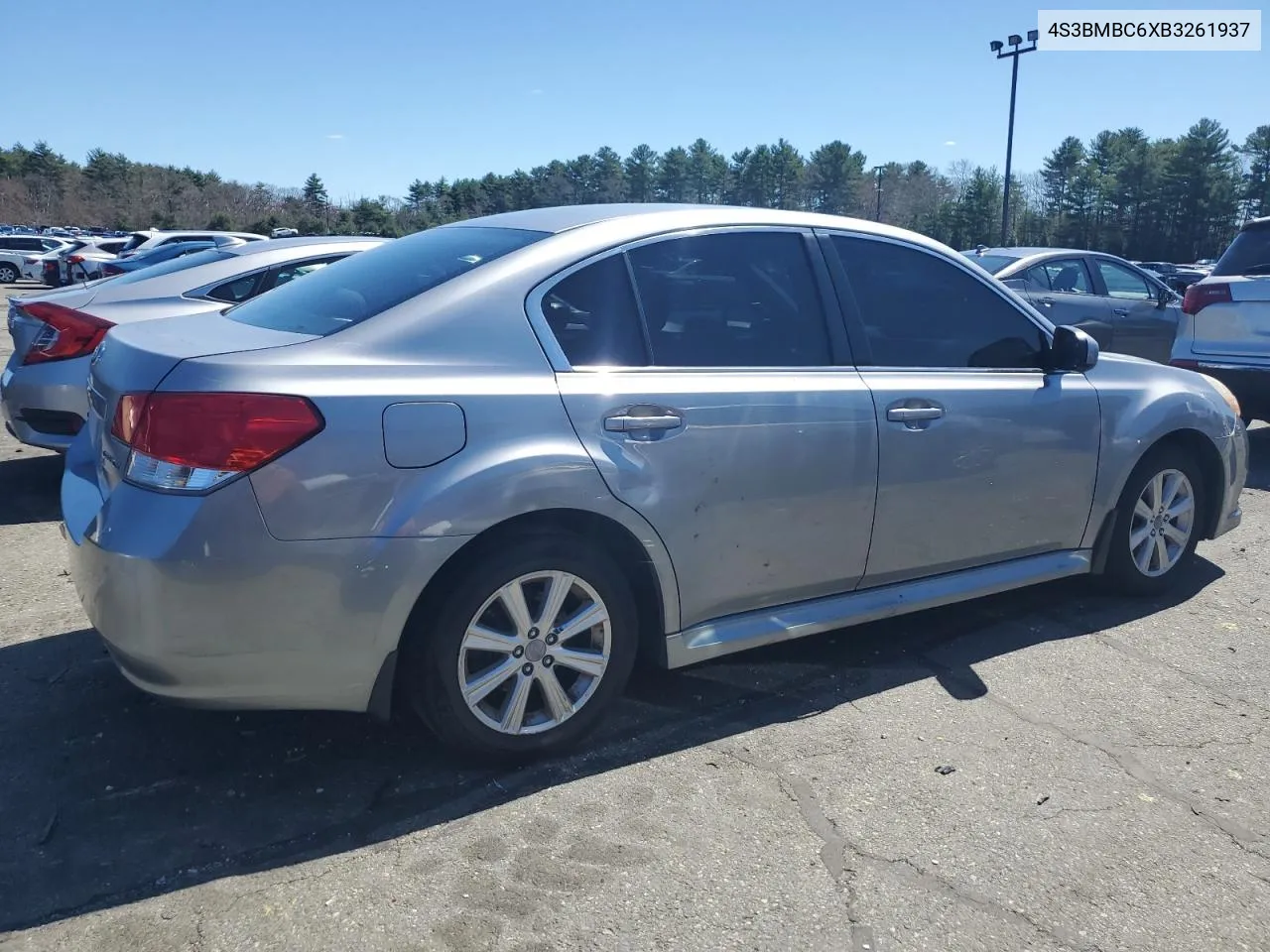 2011 Subaru Legacy 2.5I Premium VIN: 4S3BMBC6XB3261937 Lot: 50513234