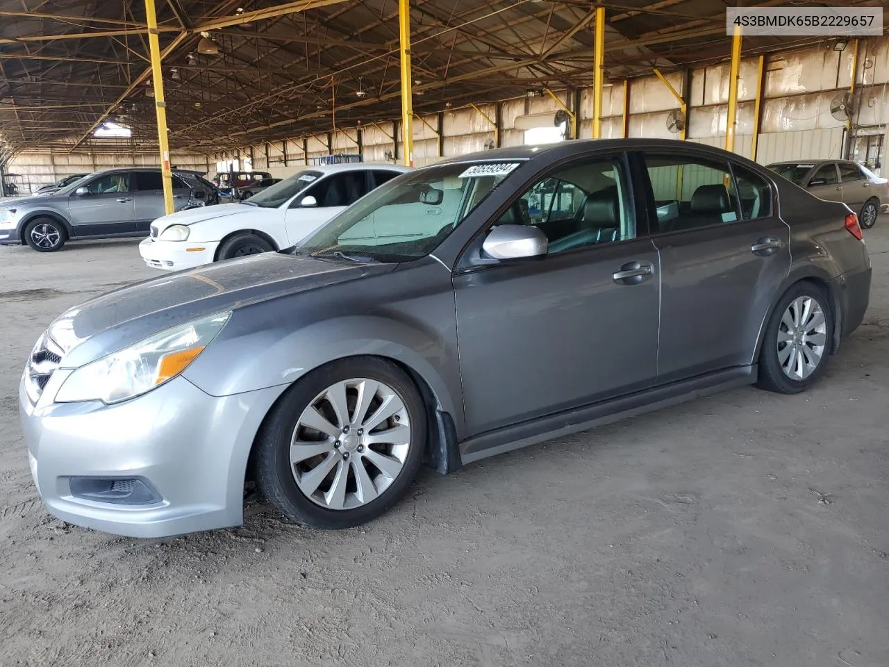 2011 Subaru Legacy 3.6R Limited VIN: 4S3BMDK65B2229657 Lot: 50559394