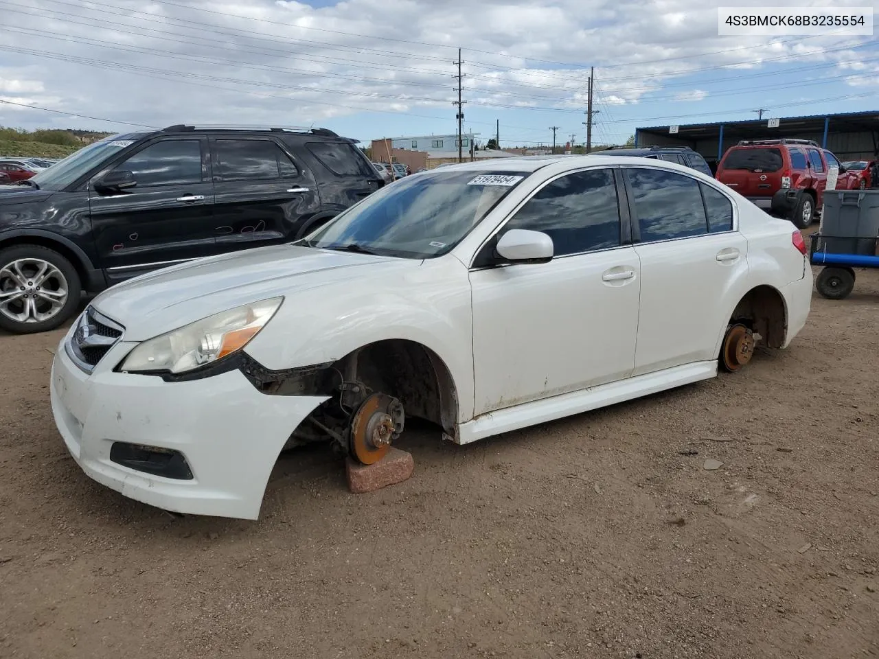 2011 Subaru Legacy 2.5I Limited VIN: 4S3BMCK68B3235554 Lot: 51979454