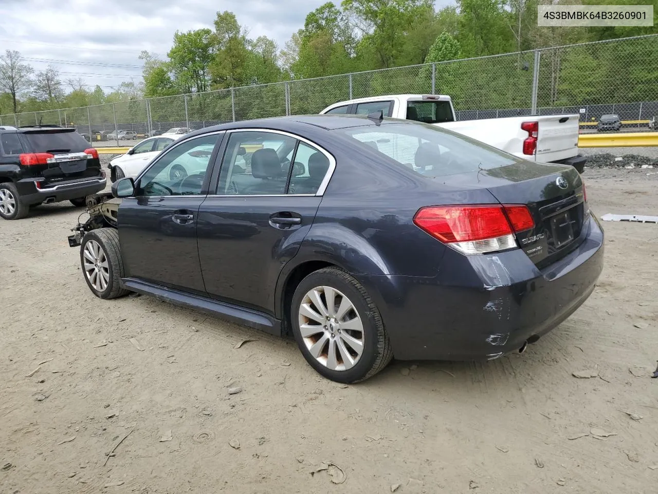 2011 Subaru Legacy 2.5I Limited VIN: 4S3BMBK64B3260901 Lot: 52039664