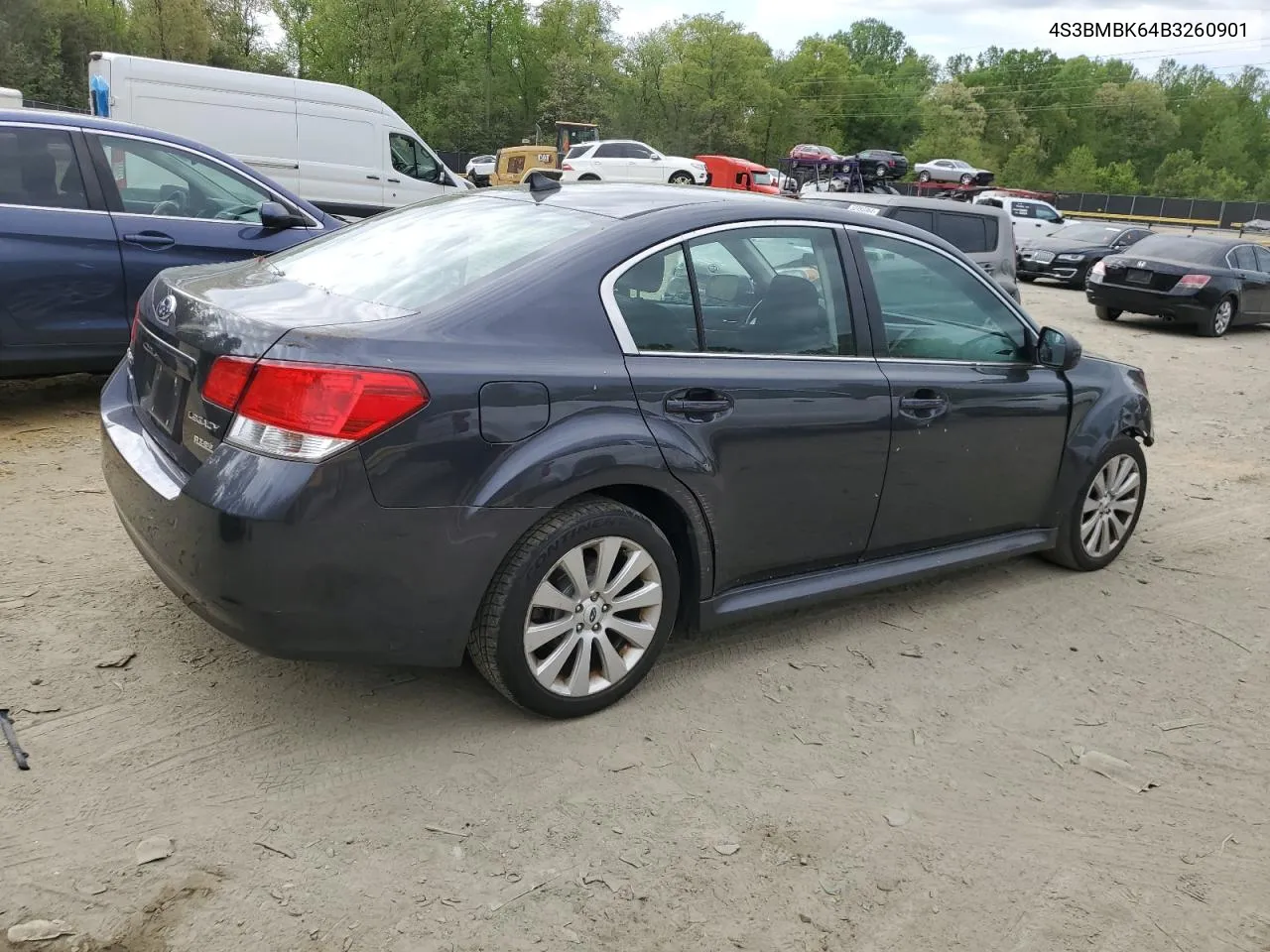 2011 Subaru Legacy 2.5I Limited VIN: 4S3BMBK64B3260901 Lot: 52039664