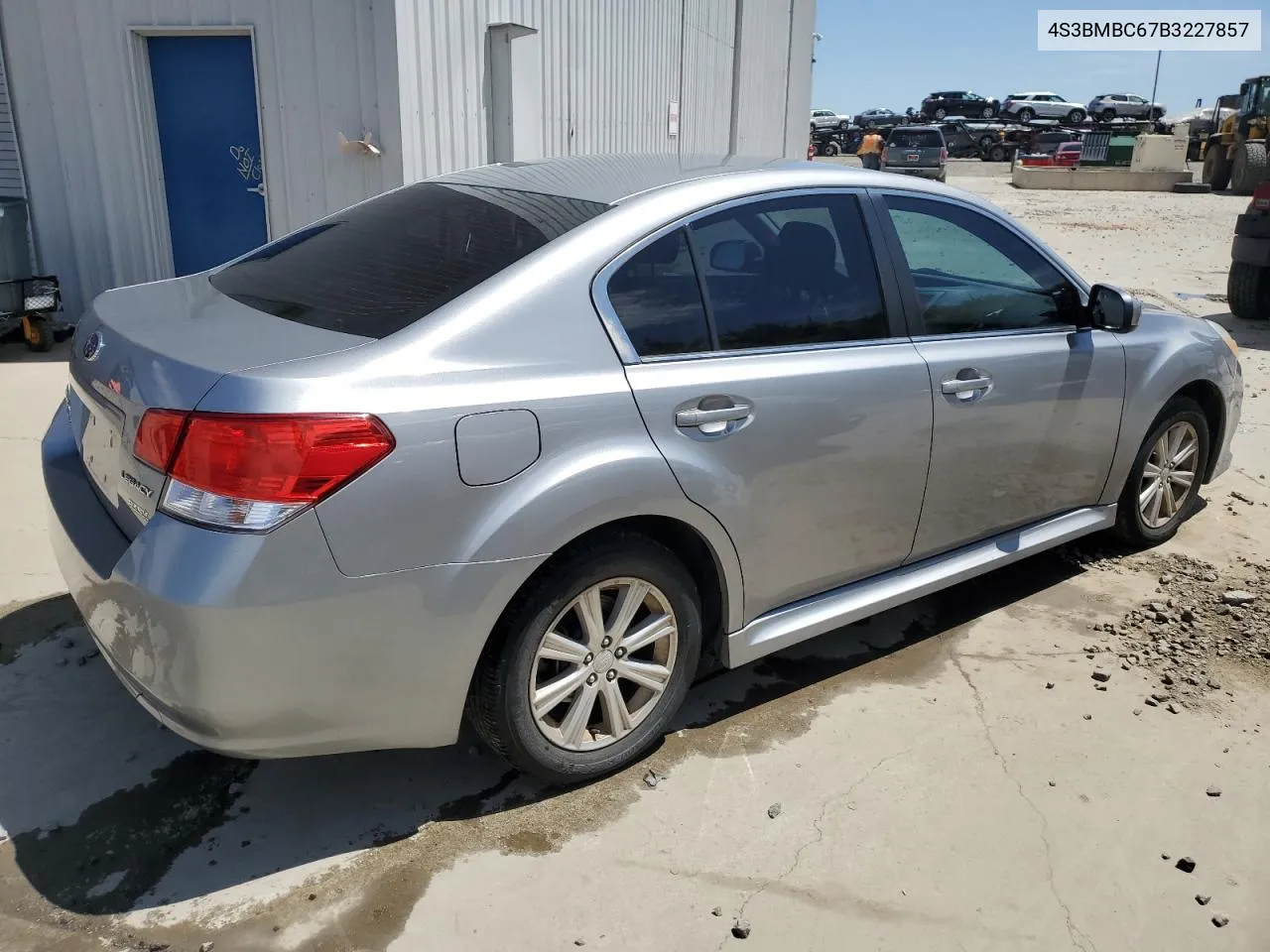 2011 Subaru Legacy 2.5I Premium VIN: 4S3BMBC67B3227857 Lot: 52771324