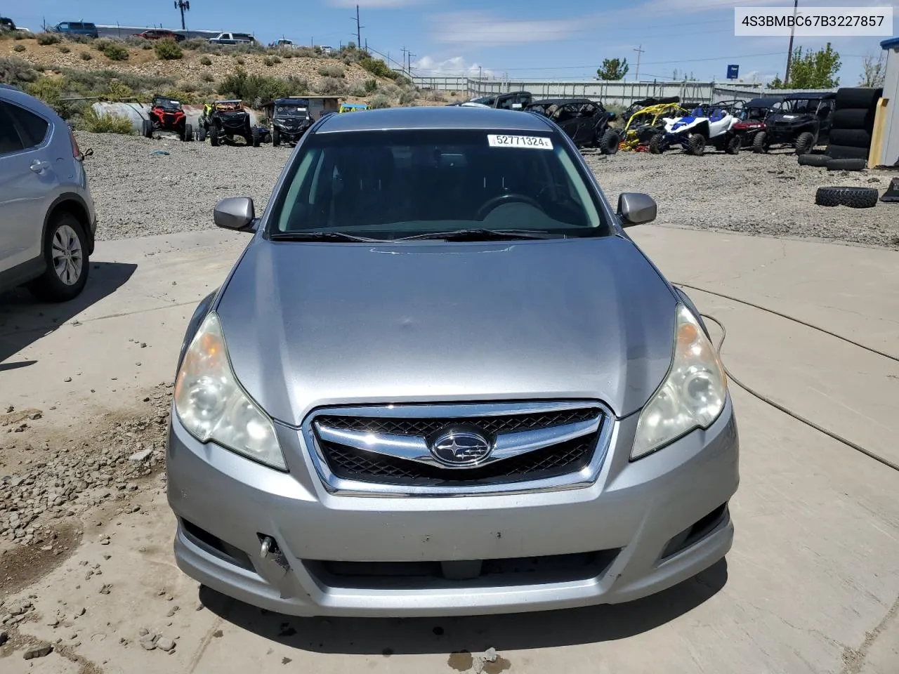 2011 Subaru Legacy 2.5I Premium VIN: 4S3BMBC67B3227857 Lot: 52771324