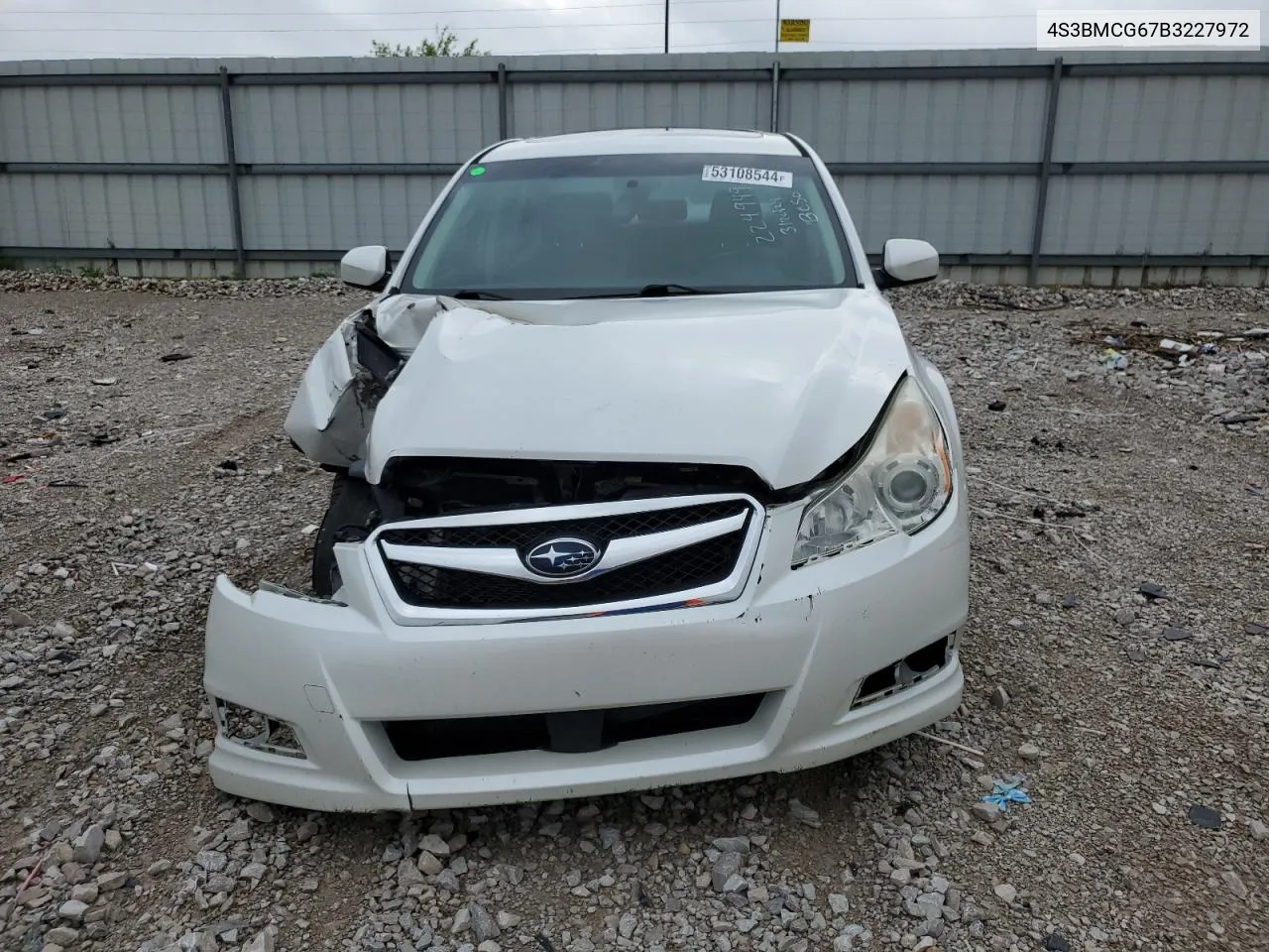 4S3BMCG67B3227972 2011 Subaru Legacy 2.5I Premium