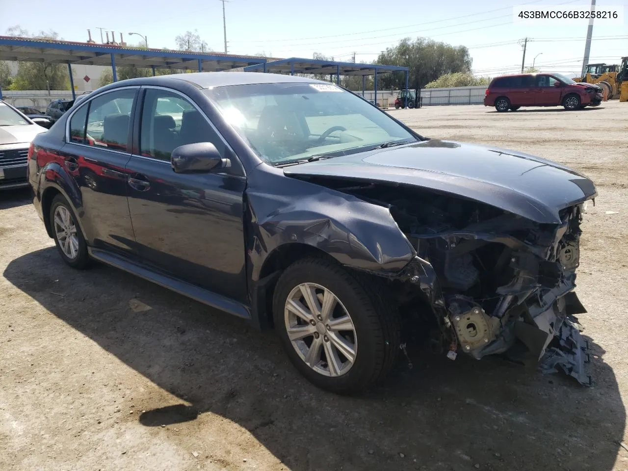 2011 Subaru Legacy 2.5I Premium VIN: 4S3BMCC66B3258216 Lot: 53519914