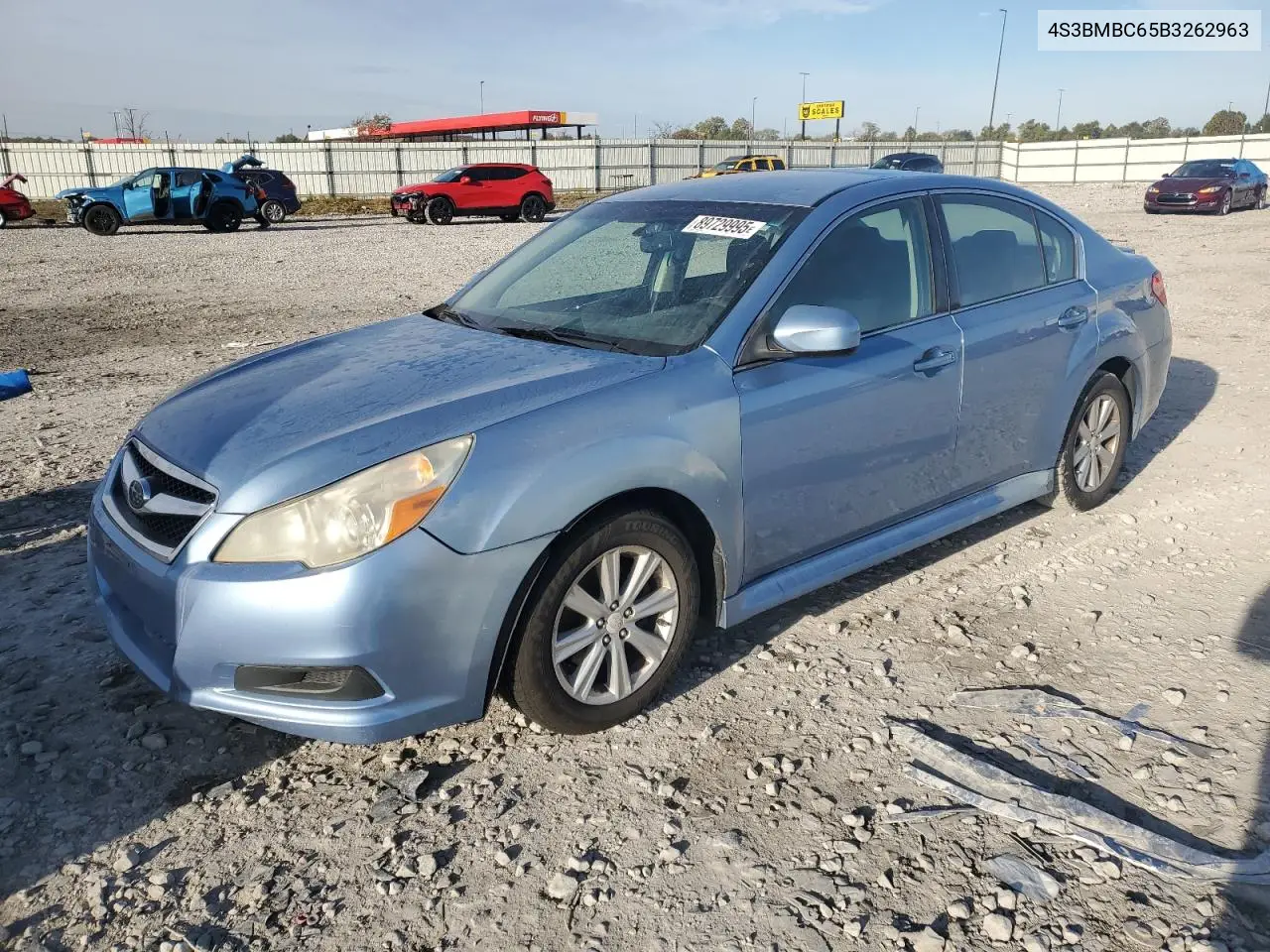 4S3BMBC65B3262963 2011 Subaru Legacy 2.5I Premium