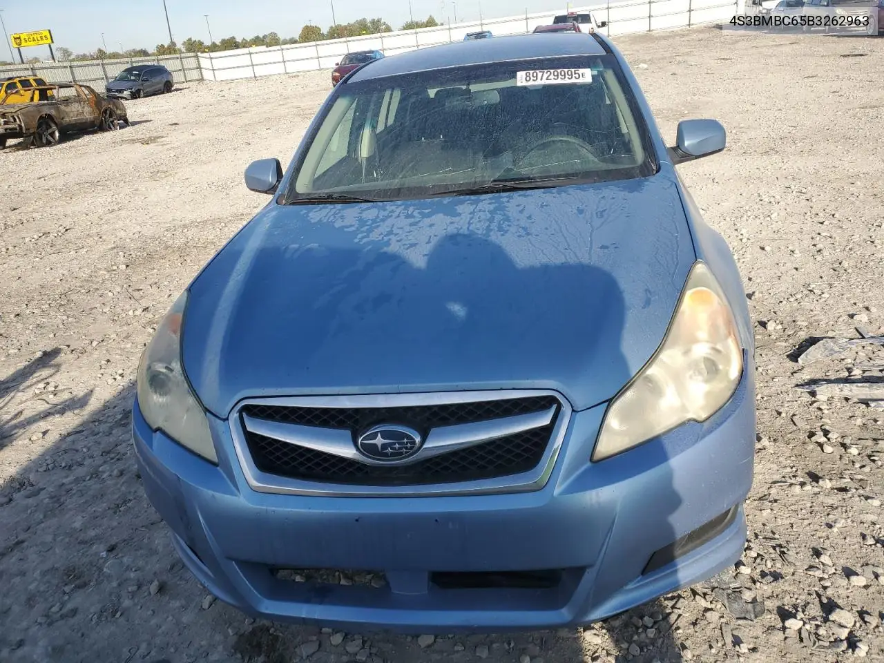 4S3BMBC65B3262963 2011 Subaru Legacy 2.5I Premium