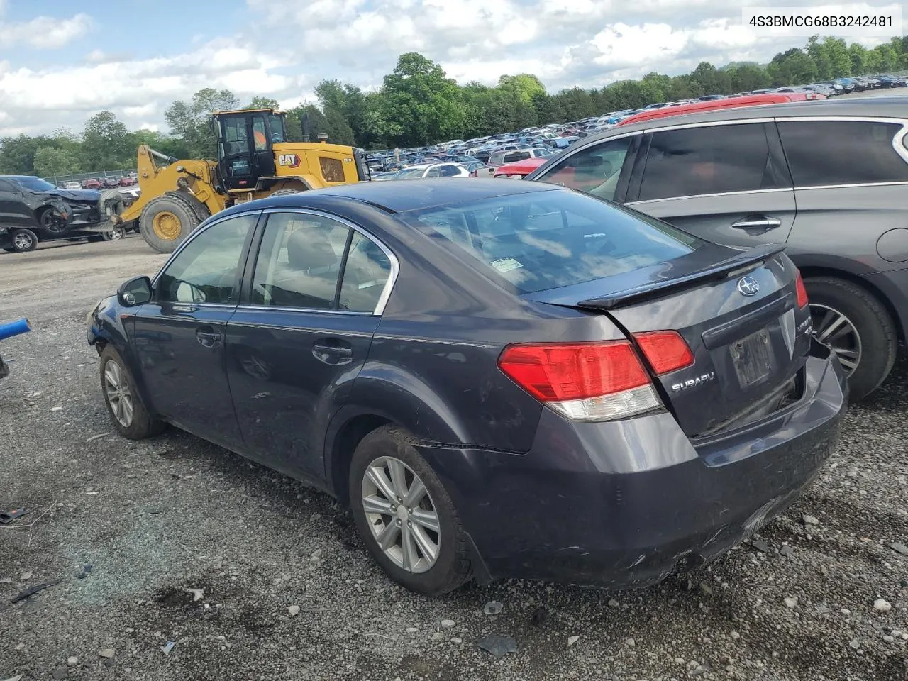 2011 Subaru Legacy 2.5I Premium VIN: 4S3BMCG68B3242481 Lot: 54006914