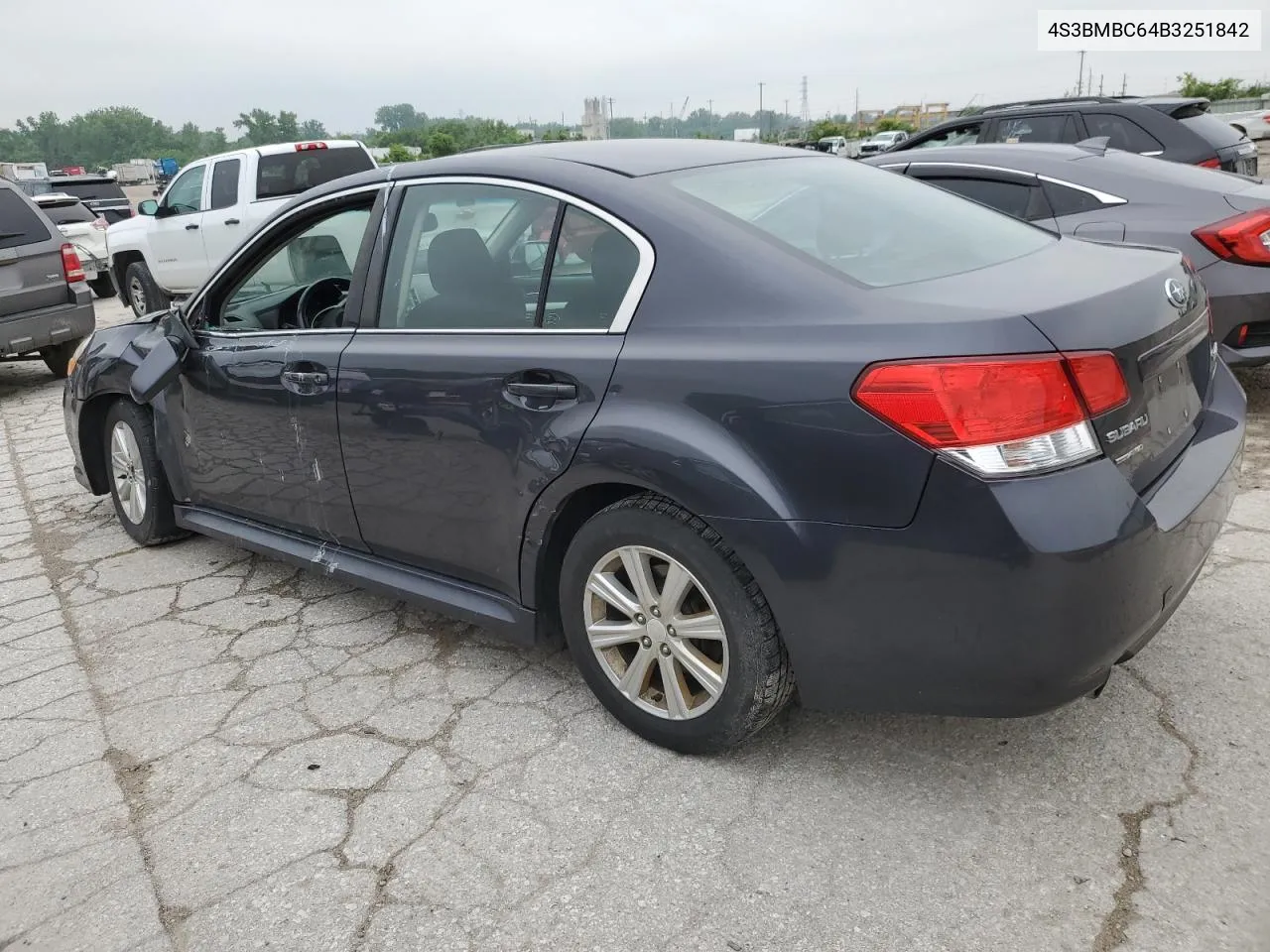 2011 Subaru Legacy 2.5I Premium VIN: 4S3BMBC64B3251842 Lot: 54461994