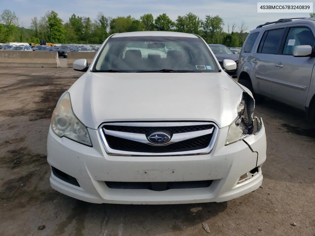 2011 Subaru Legacy 2.5I Premium VIN: 4S3BMCC67B3240839 Lot: 54615534