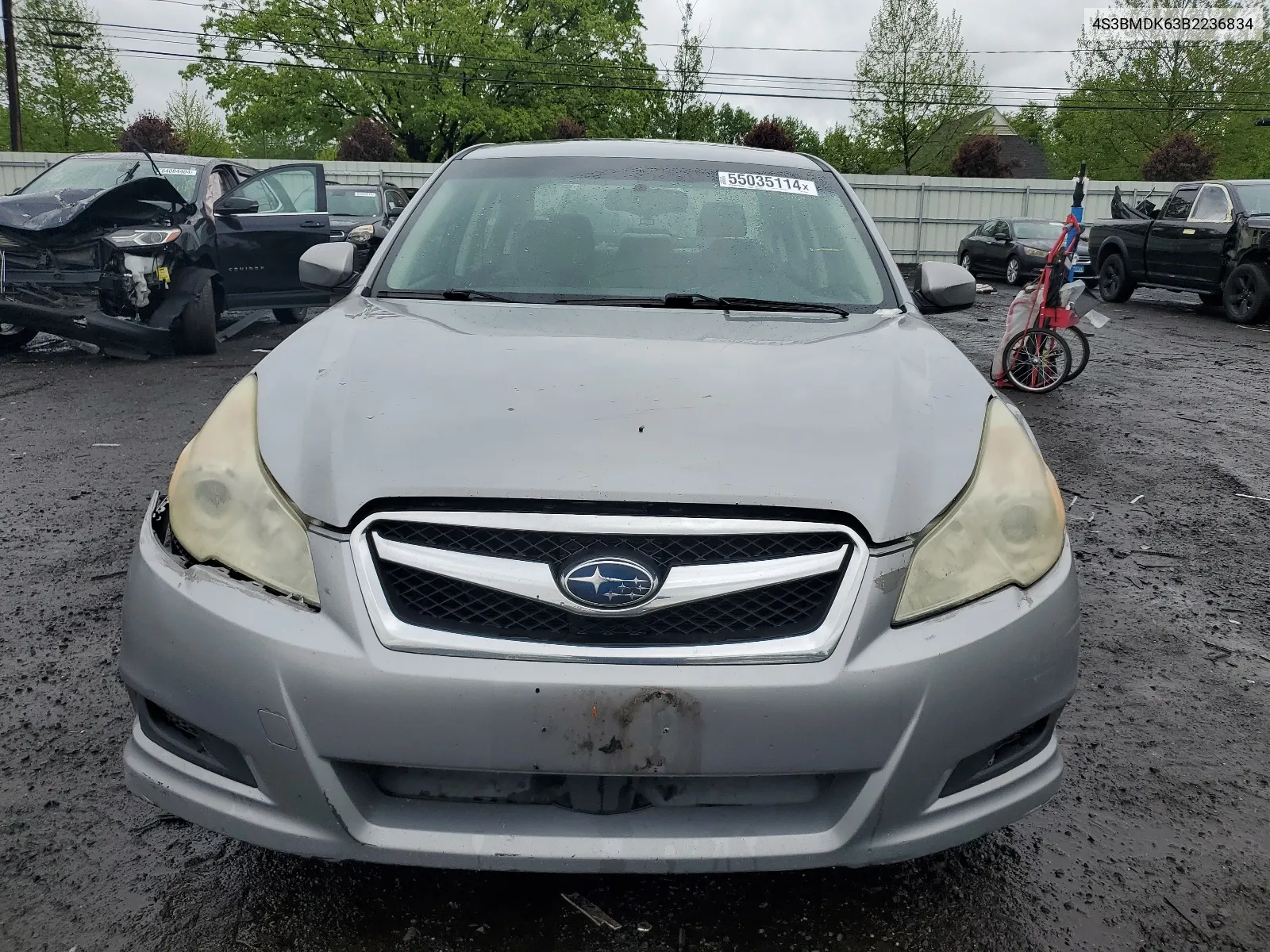 2011 Subaru Legacy 3.6R Limited VIN: 4S3BMDK63B2236834 Lot: 55035114