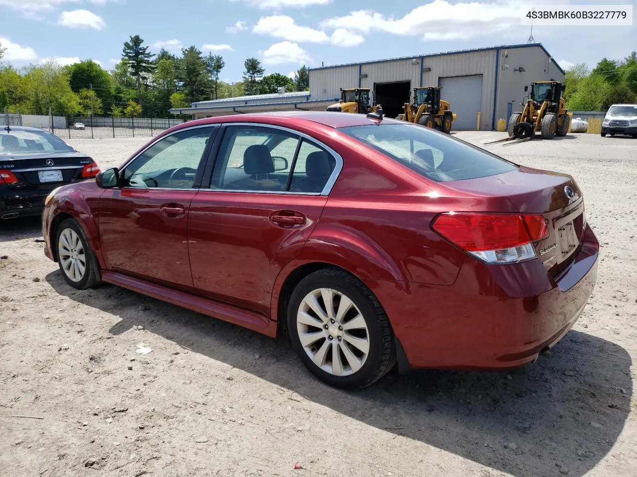 4S3BMBK60B3227779 2011 Subaru Legacy 2.5I Limited