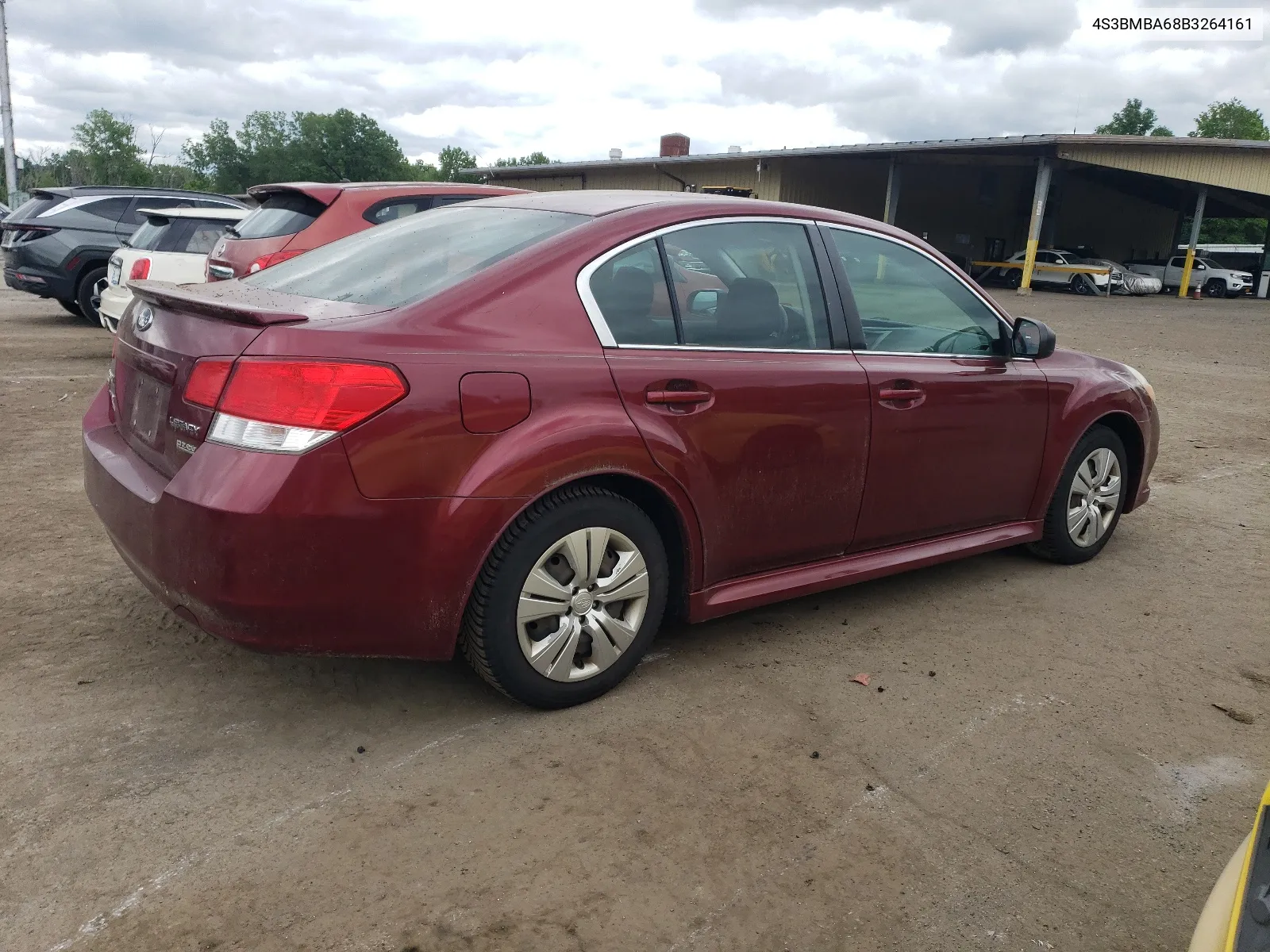 2011 Subaru Legacy 2.5I VIN: 4S3BMBA68B3264161 Lot: 58786914