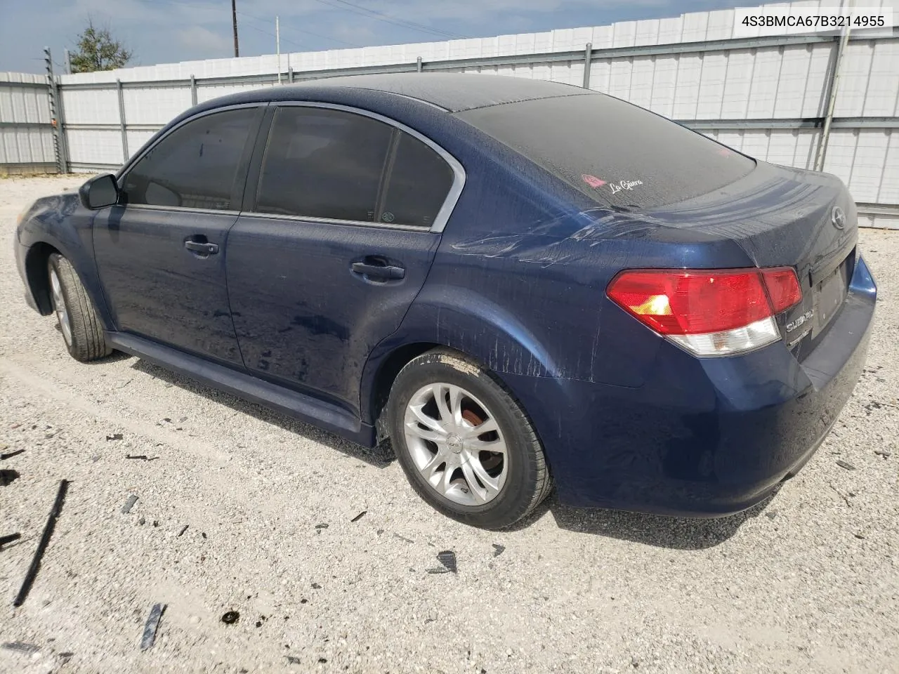 4S3BMCA67B3214955 2011 Subaru Legacy 2.5I