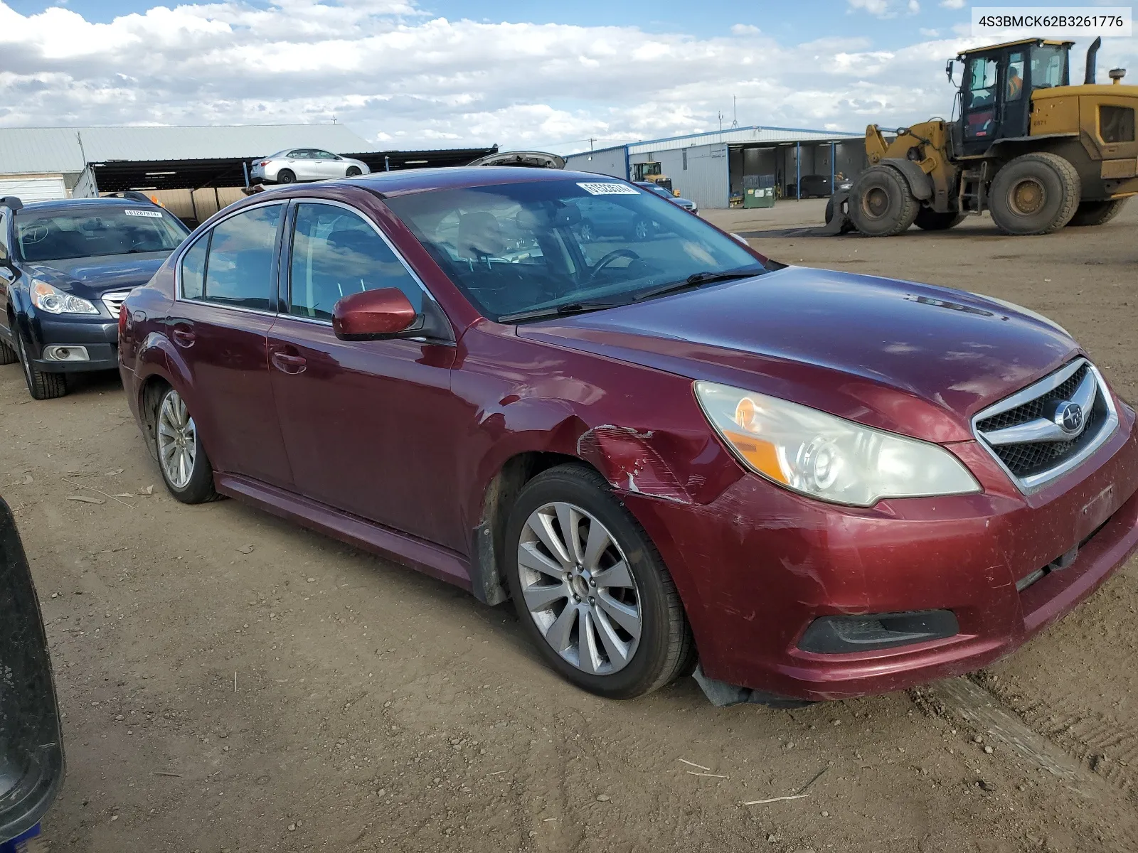 2011 Subaru Legacy 2.5I Limited VIN: 4S3BMCK62B3261776 Lot: 61523574