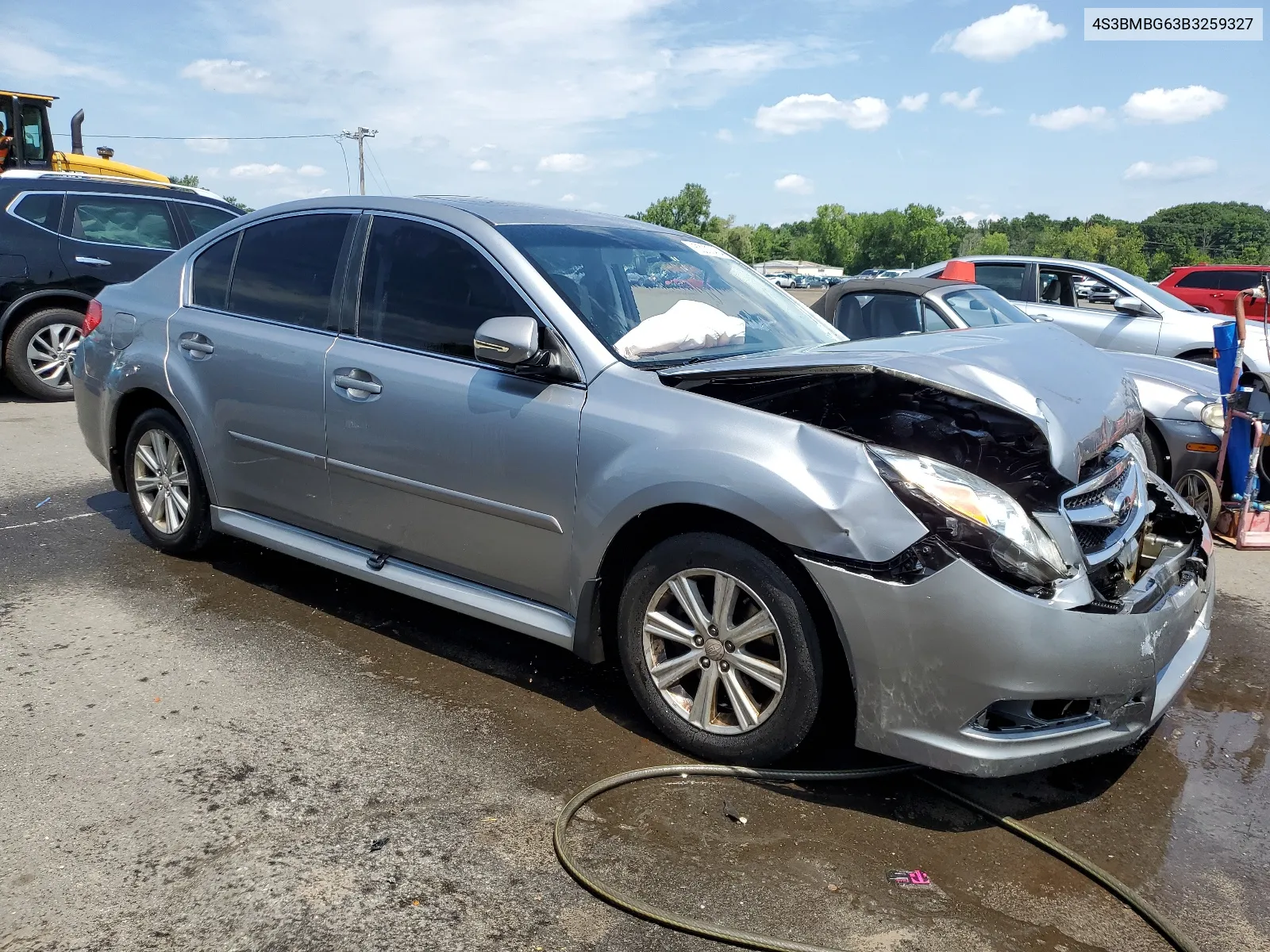 2011 Subaru Legacy 2.5I Premium VIN: 4S3BMBG63B3259327 Lot: 62300454