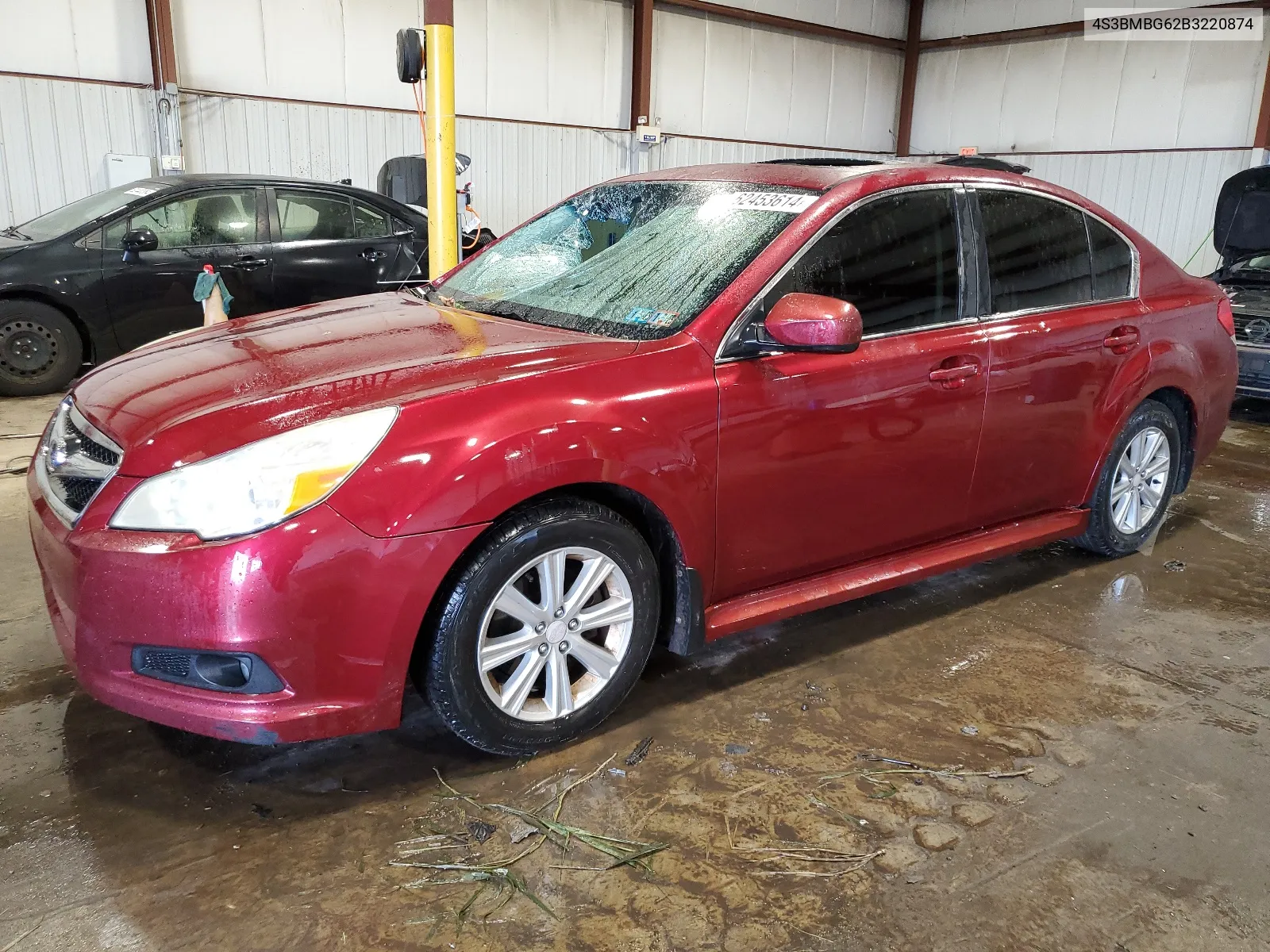 2011 Subaru Legacy 2.5I Premium VIN: 4S3BMBG62B3220874 Lot: 62453614