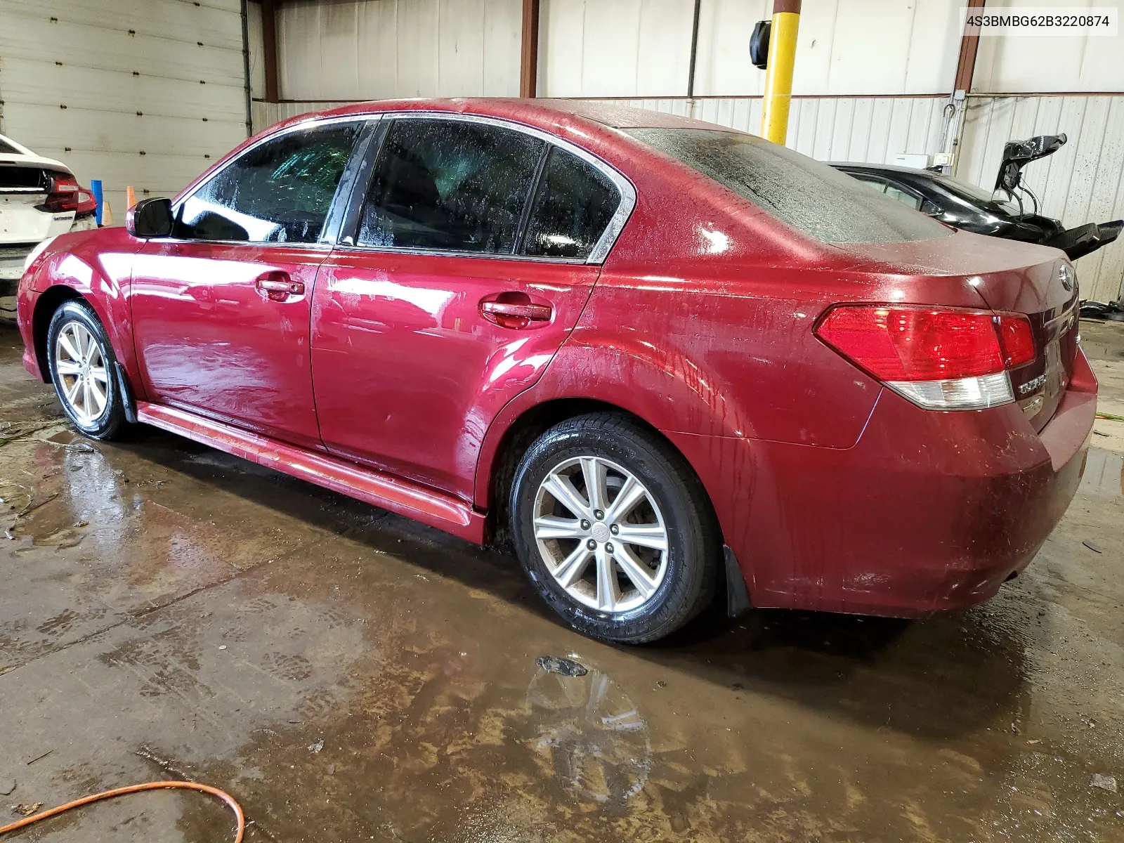 2011 Subaru Legacy 2.5I Premium VIN: 4S3BMBG62B3220874 Lot: 62453614