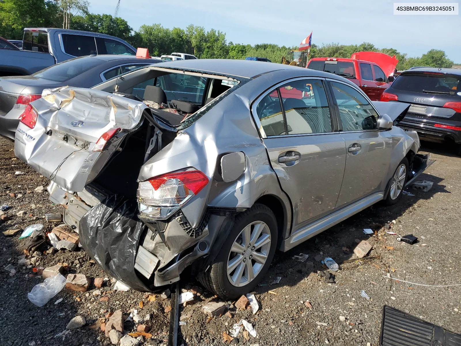 2011 Subaru Legacy 2.5I Premium VIN: 4S3BMBC69B3245051 Lot: 63013794