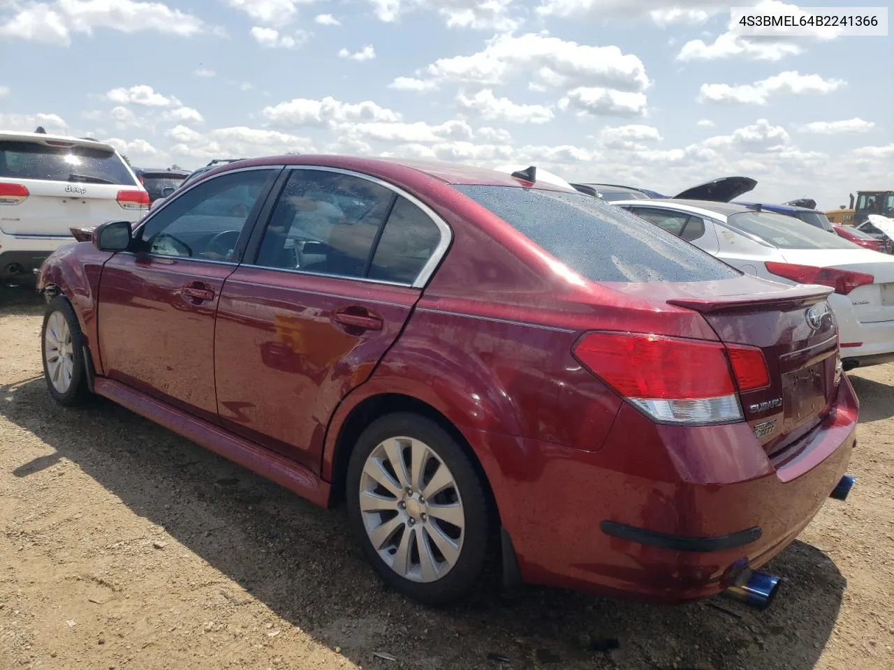 2011 Subaru Legacy 3.6R Limited VIN: 4S3BMEL64B2241366 Lot: 63040274