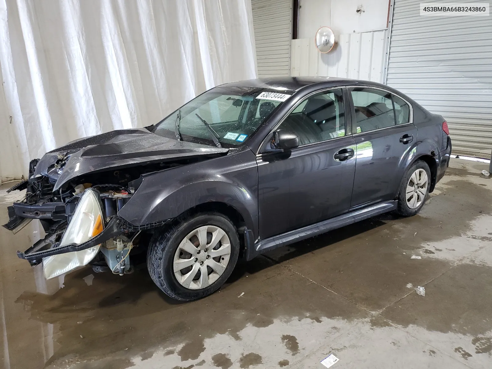 2011 Subaru Legacy 2.5I VIN: 4S3BMBA66B3243860 Lot: 63073444