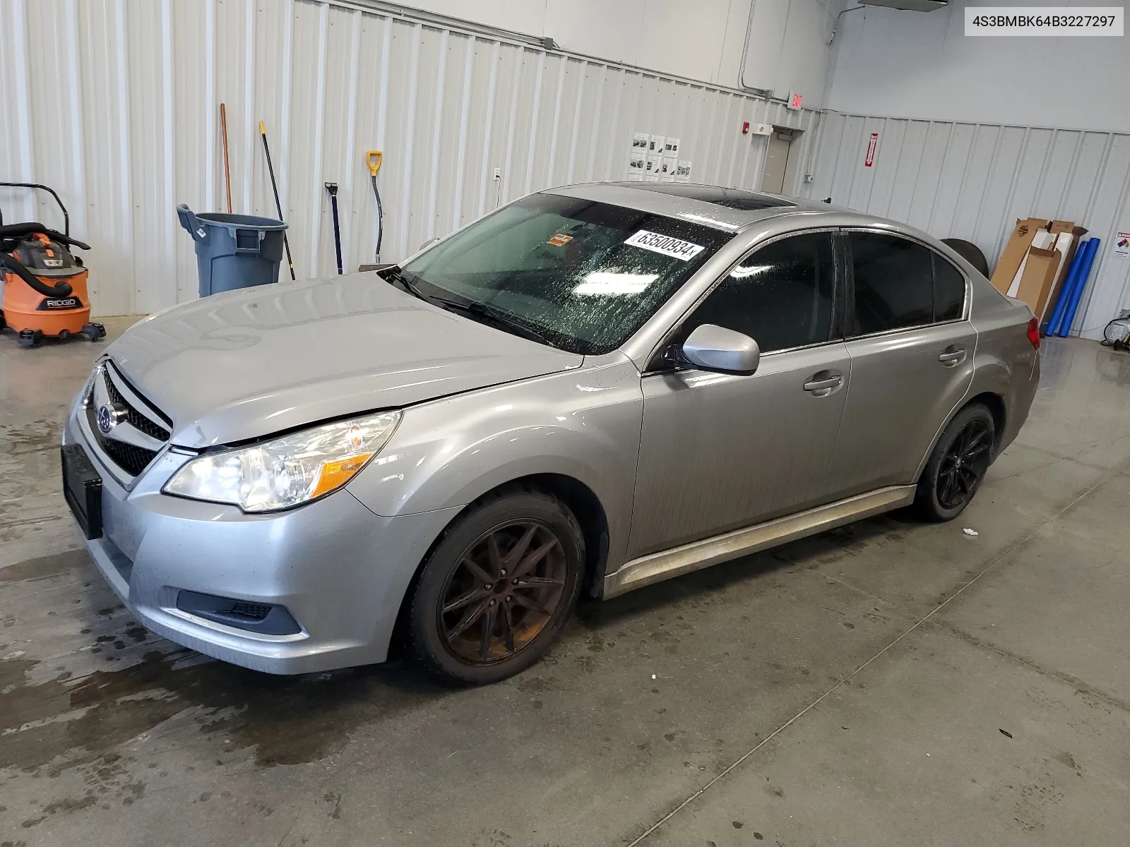 4S3BMBK64B3227297 2011 Subaru Legacy 2.5I Limited