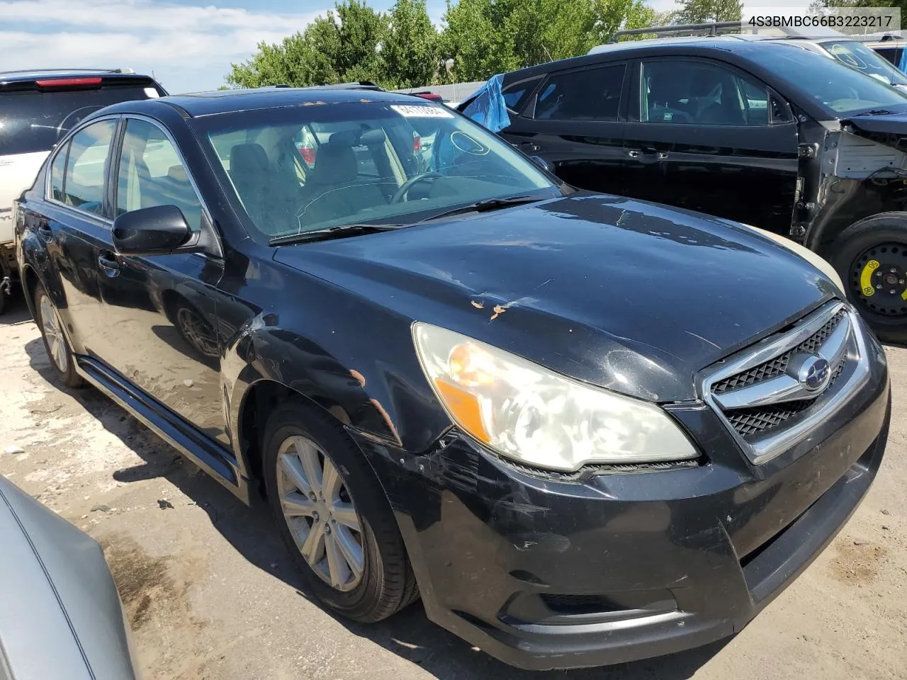 2011 Subaru Legacy 2.5I Premium VIN: 4S3BMBC66B3223217 Lot: 64170984