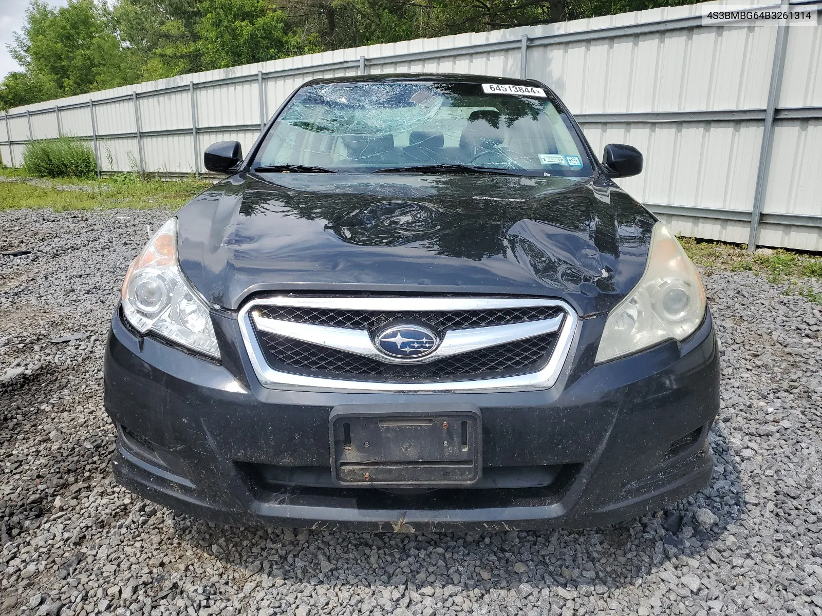 2011 Subaru Legacy 2.5I Premium VIN: 4S3BMBG64B3261314 Lot: 64513844