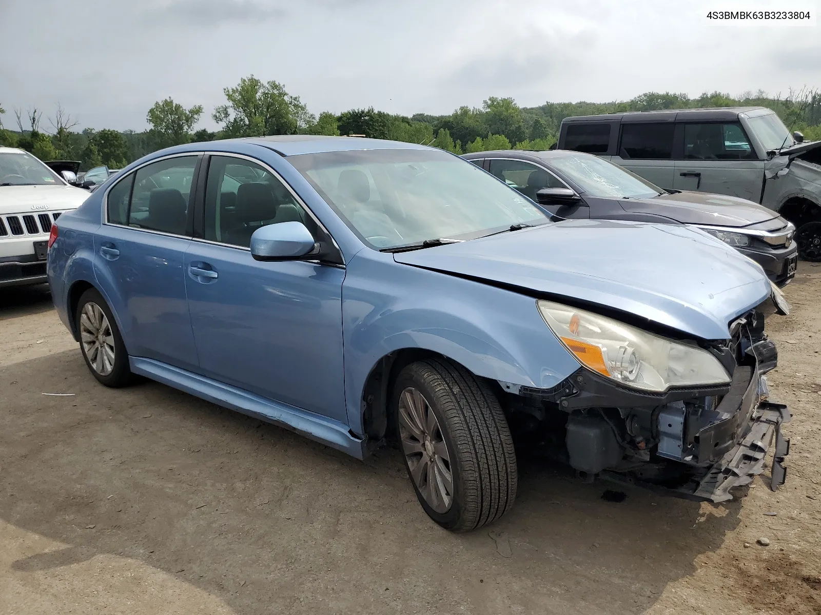 2011 Subaru Legacy 2.5I Limited VIN: 4S3BMBK63B3233804 Lot: 64656114