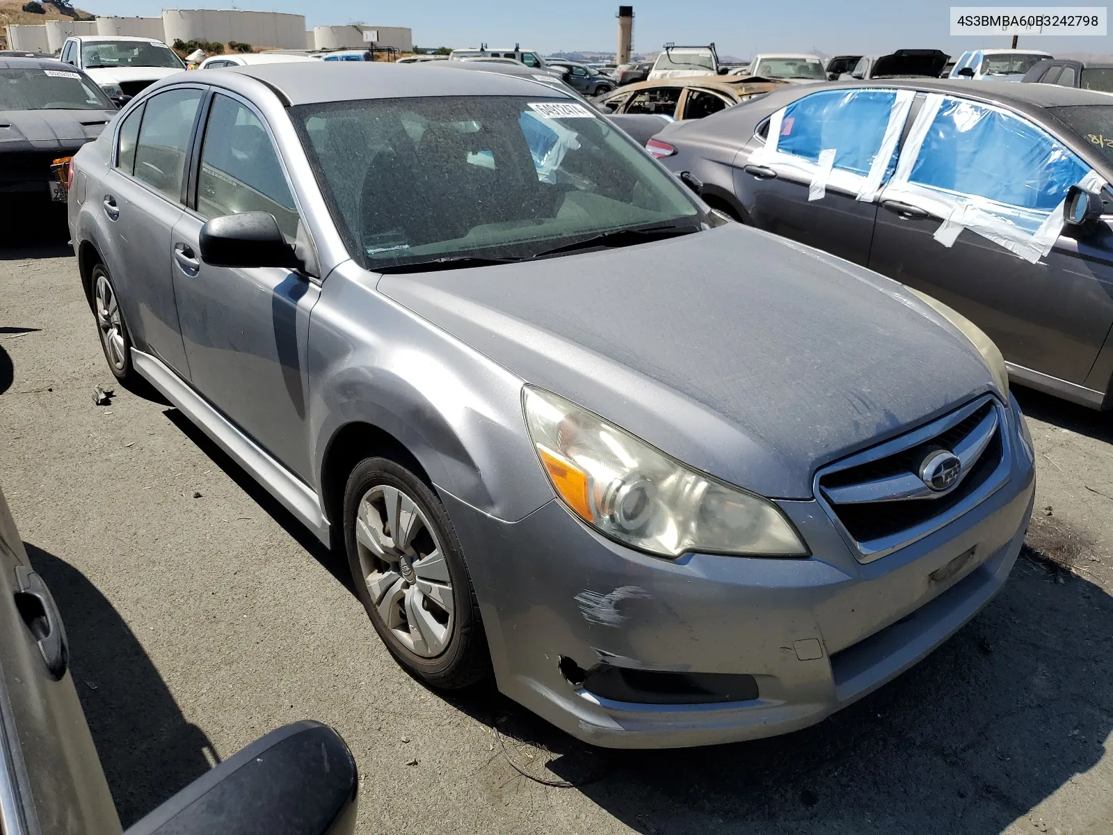 2011 Subaru Legacy 2.5I VIN: 4S3BMBA60B3242798 Lot: 64912474