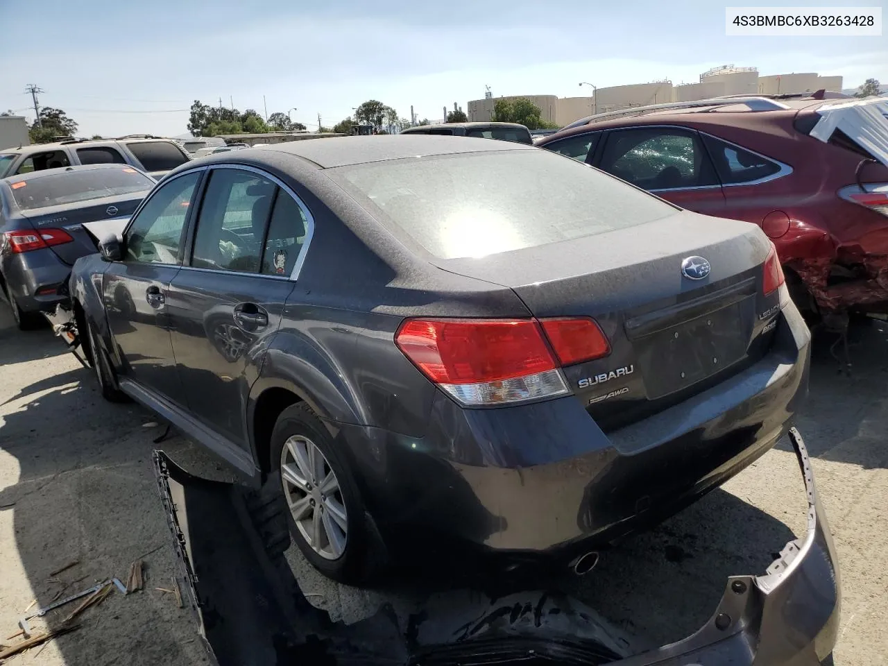 2011 Subaru Legacy 2.5I Premium VIN: 4S3BMBC6XB3263428 Lot: 65861774