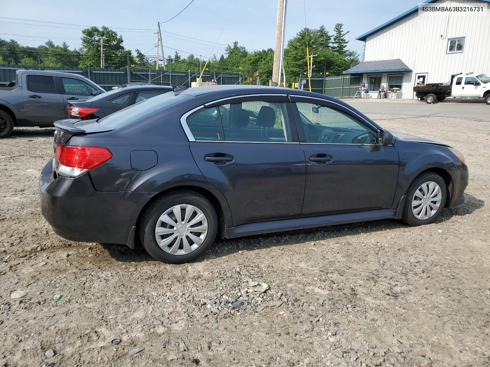 2011 Subaru Legacy 2.5I VIN: 4S3BMBA63B3216731 Lot: 65892704