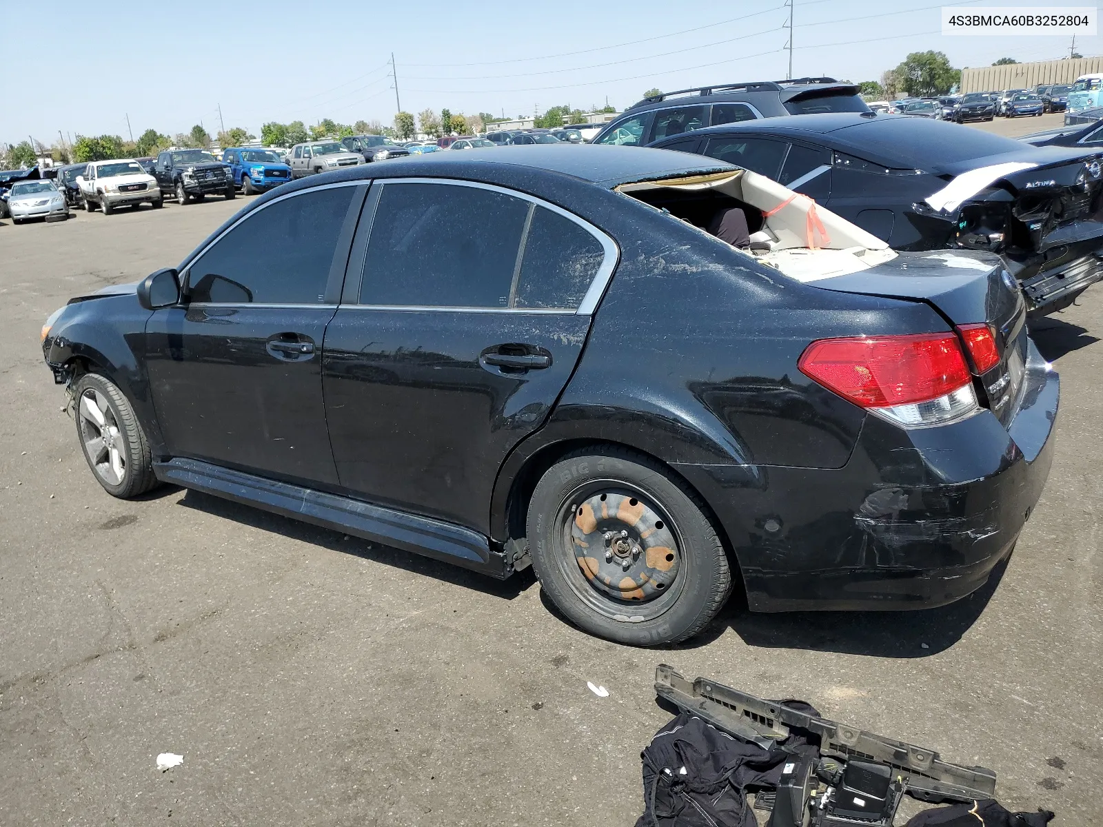 2011 Subaru Legacy 2.5I VIN: 4S3BMCA60B3252804 Lot: 65905324