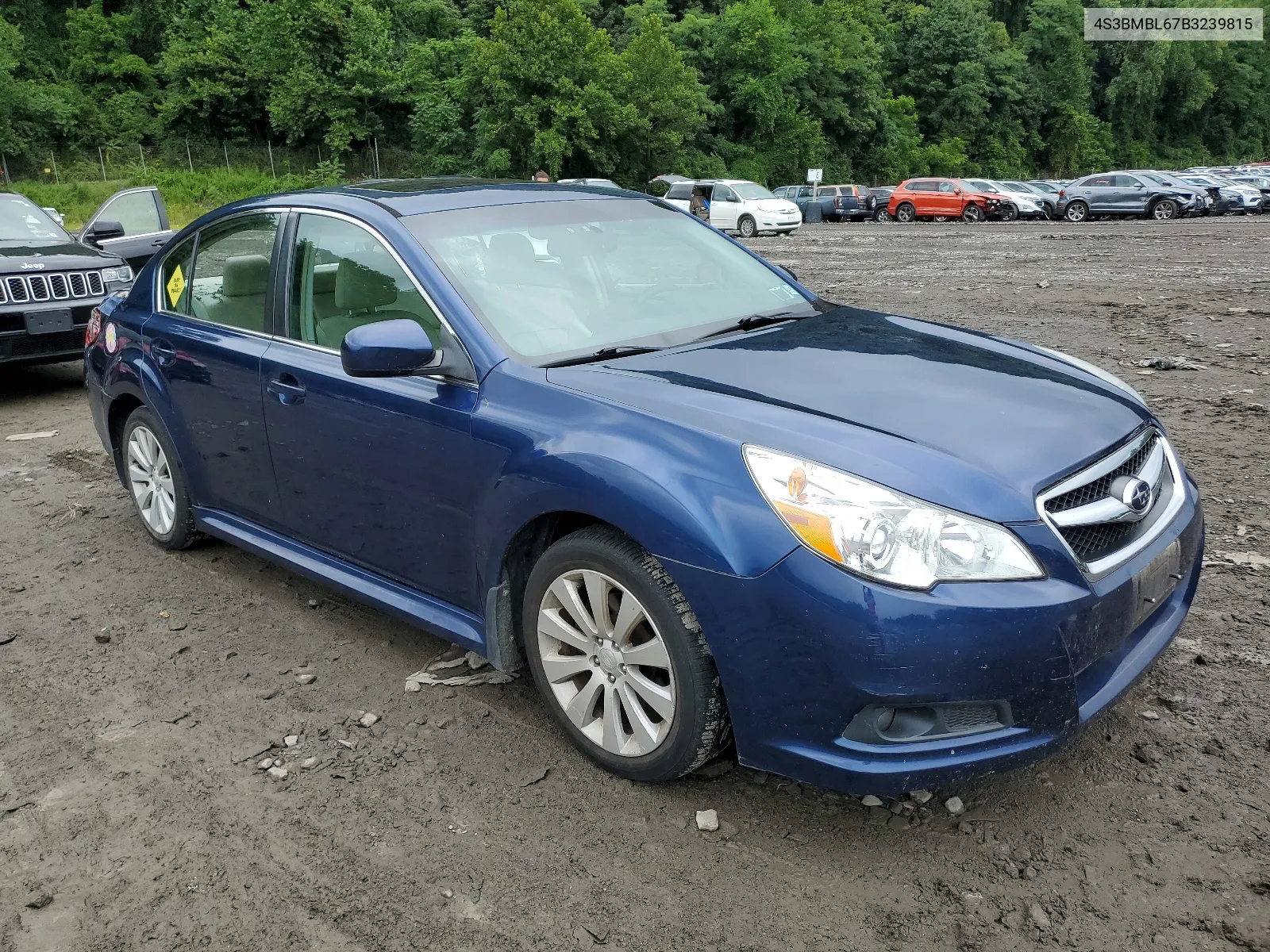 4S3BMBL67B3239815 2011 Subaru Legacy 2.5I Limited