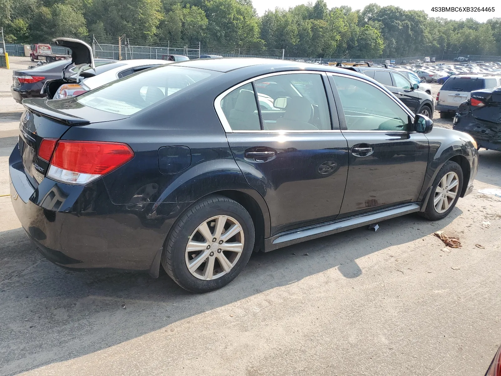 2011 Subaru Legacy 2.5I Premium VIN: 4S3BMBC6XB3264465 Lot: 66747394