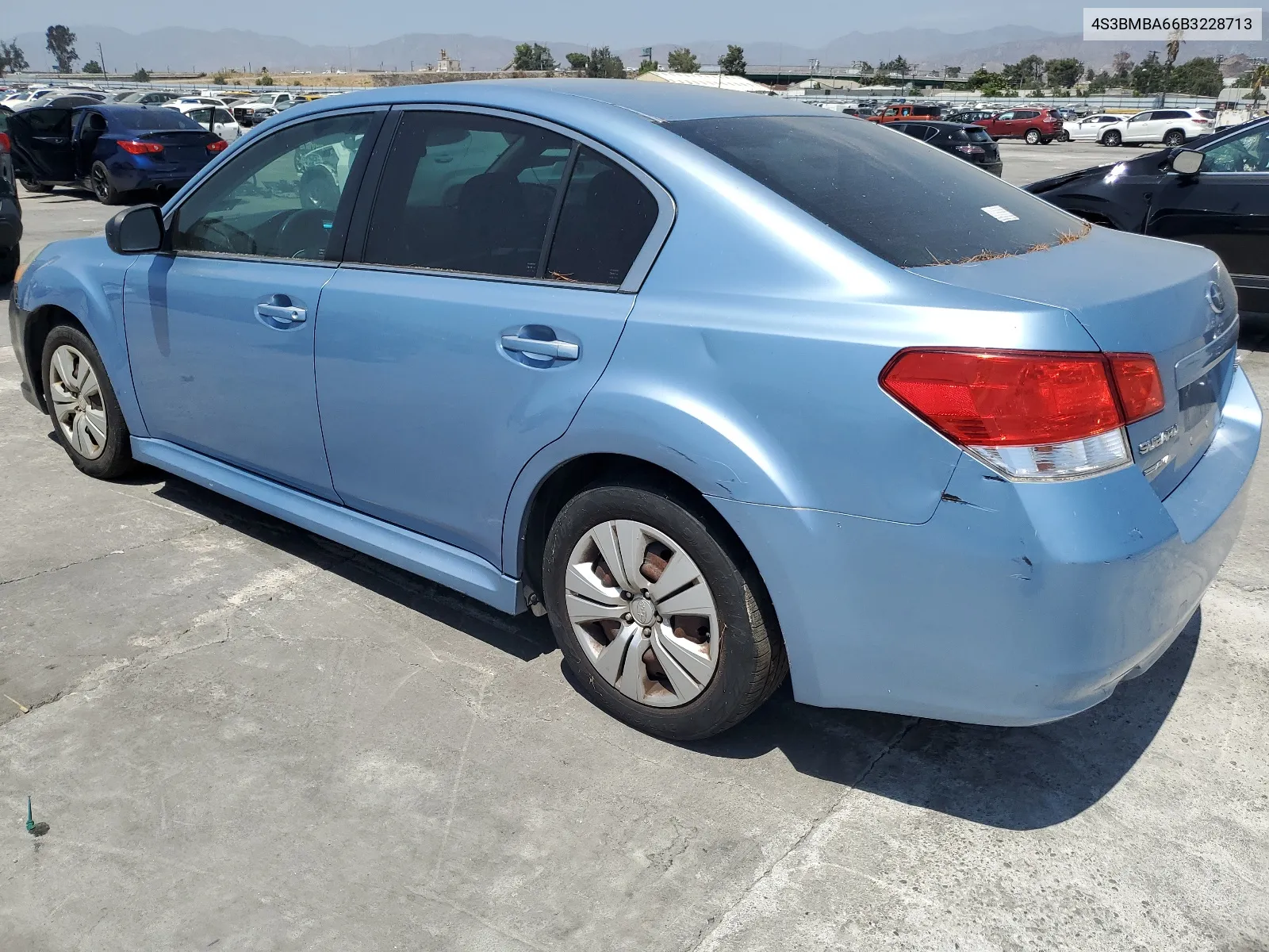 2011 Subaru Legacy 2.5I VIN: 4S3BMBA66B3228713 Lot: 66888564