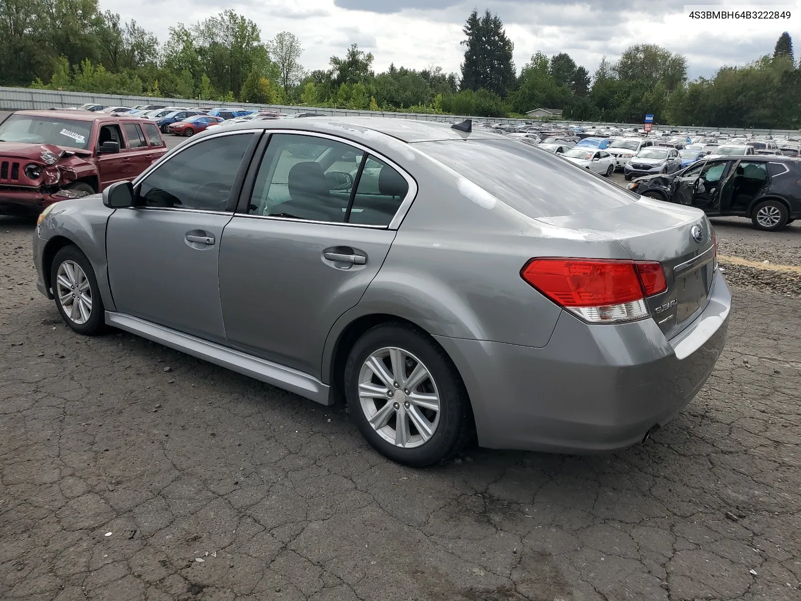 2011 Subaru Legacy 2.5I Premium VIN: 4S3BMBH64B3222849 Lot: 67345414