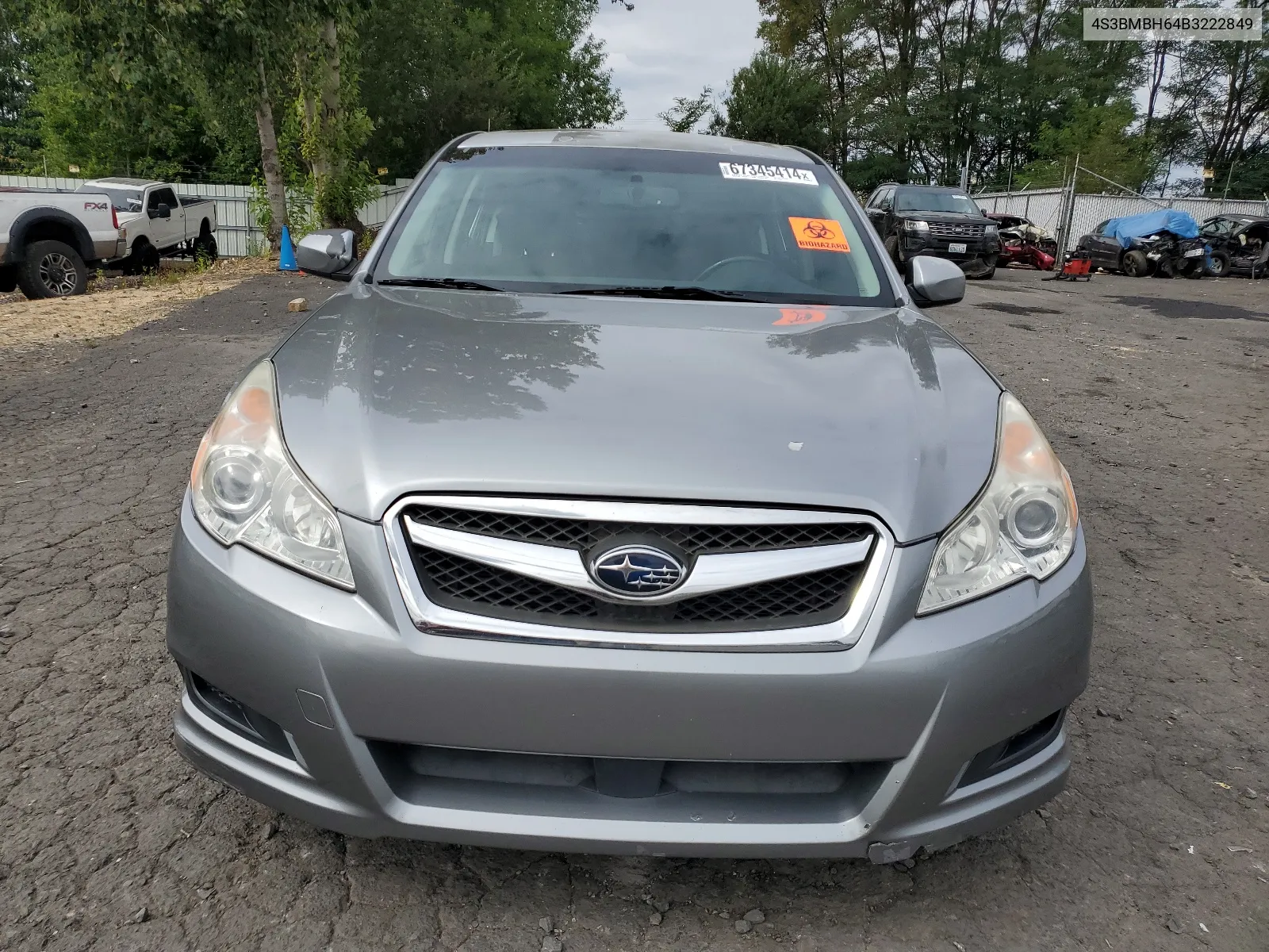 4S3BMBH64B3222849 2011 Subaru Legacy 2.5I Premium