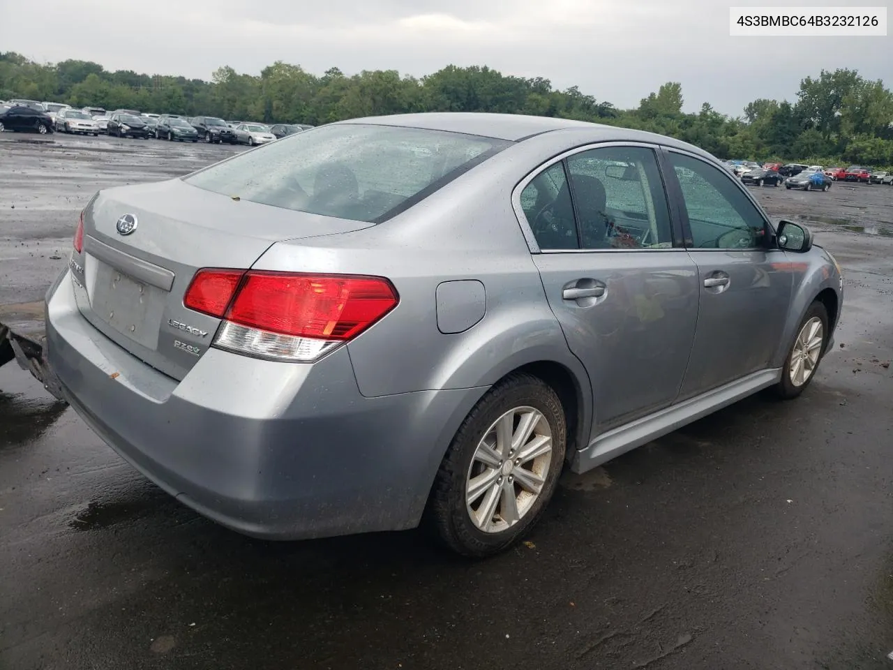 2011 Subaru Legacy 2.5I Premium VIN: 4S3BMBC64B3232126 Lot: 68736444