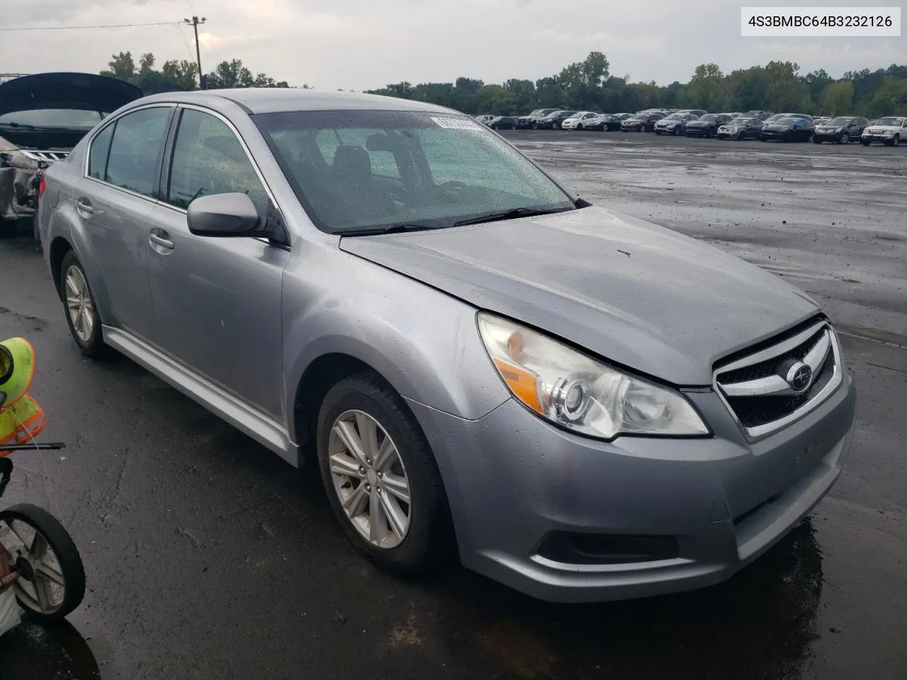 2011 Subaru Legacy 2.5I Premium VIN: 4S3BMBC64B3232126 Lot: 68736444