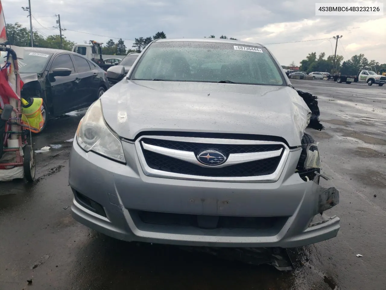 2011 Subaru Legacy 2.5I Premium VIN: 4S3BMBC64B3232126 Lot: 68736444