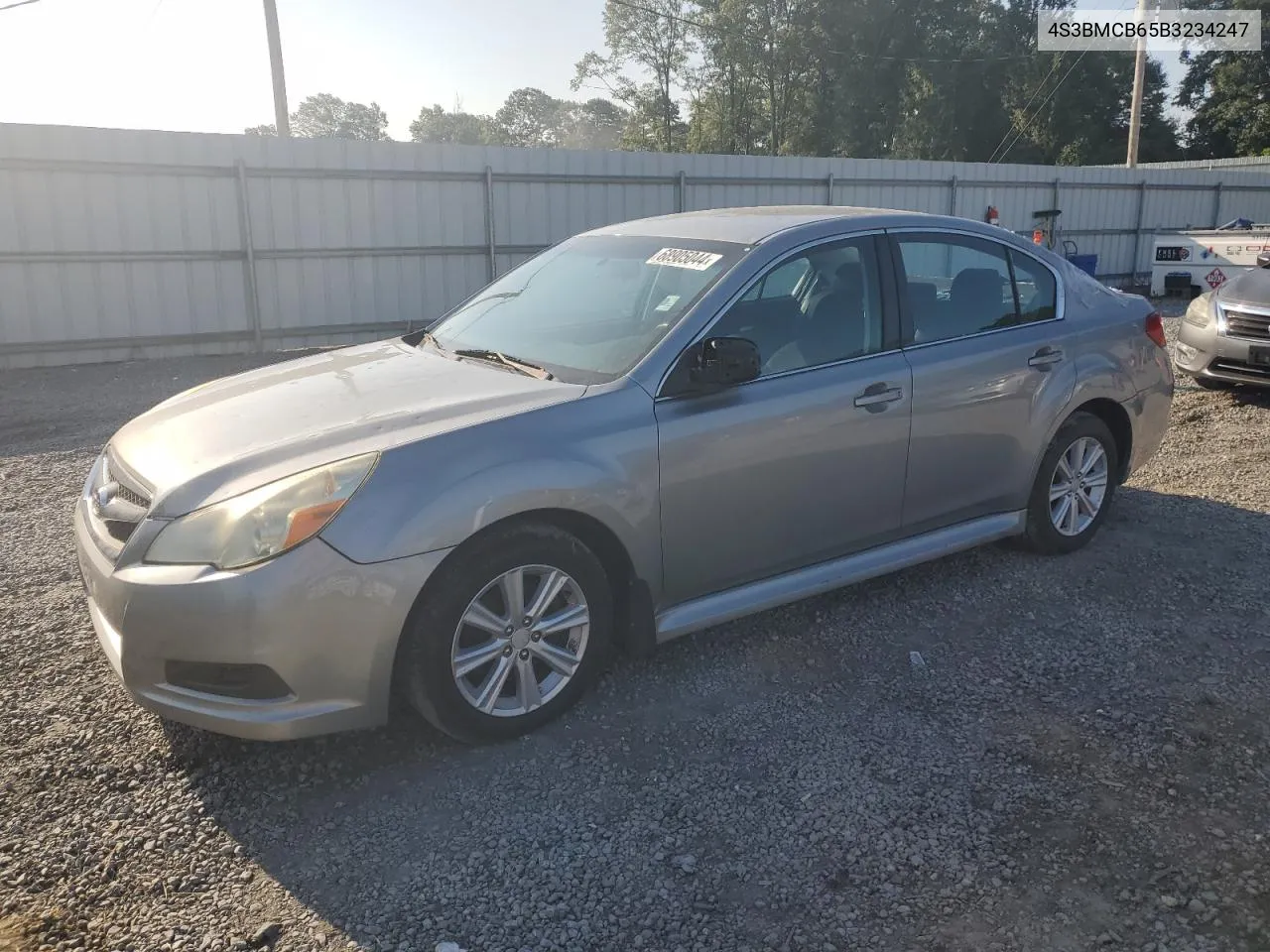 2011 Subaru Legacy 2.5I Premium VIN: 4S3BMCB65B3234247 Lot: 68905044