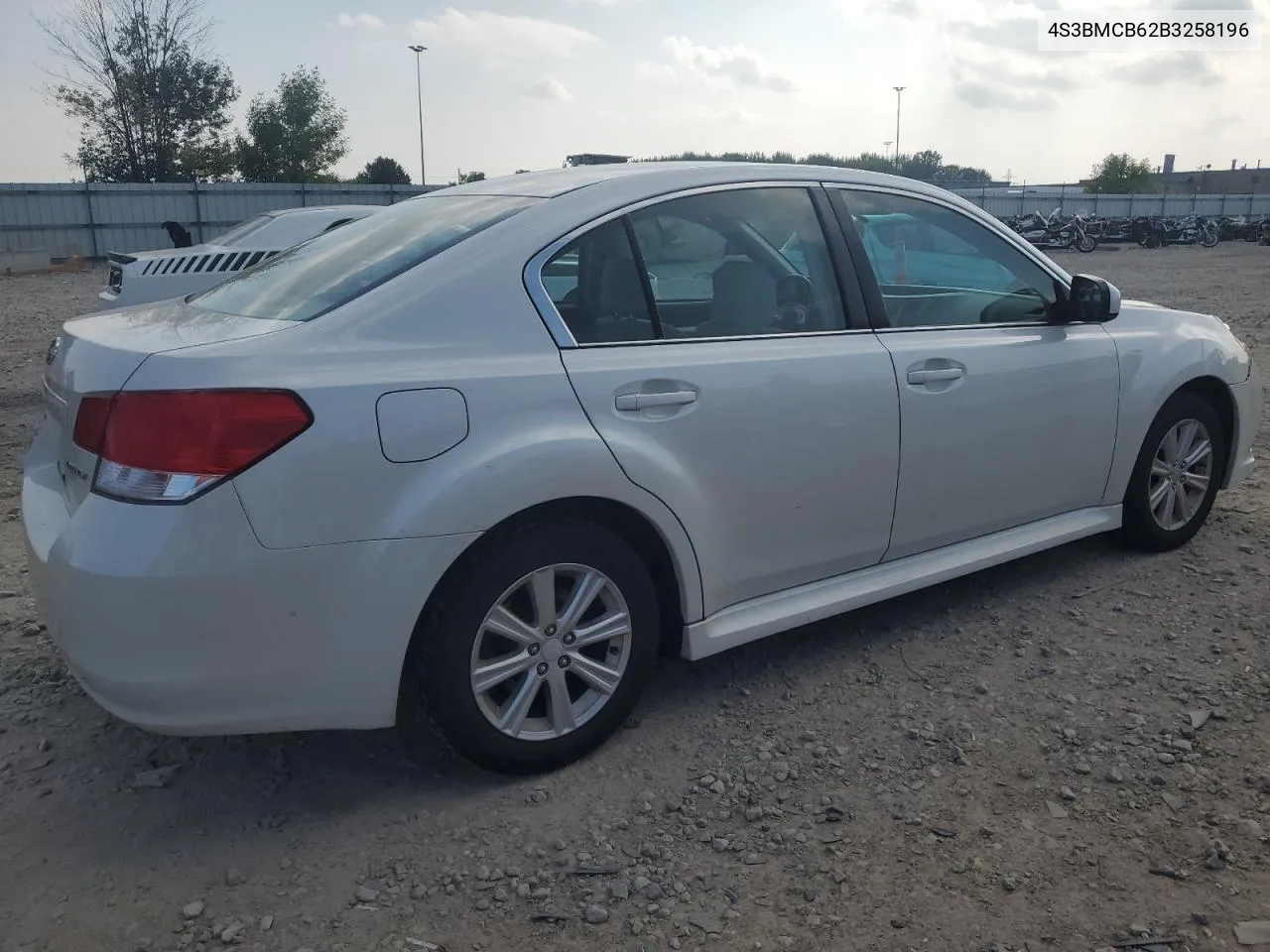 2011 Subaru Legacy 2.5I Premium VIN: 4S3BMCB62B3258196 Lot: 68990514